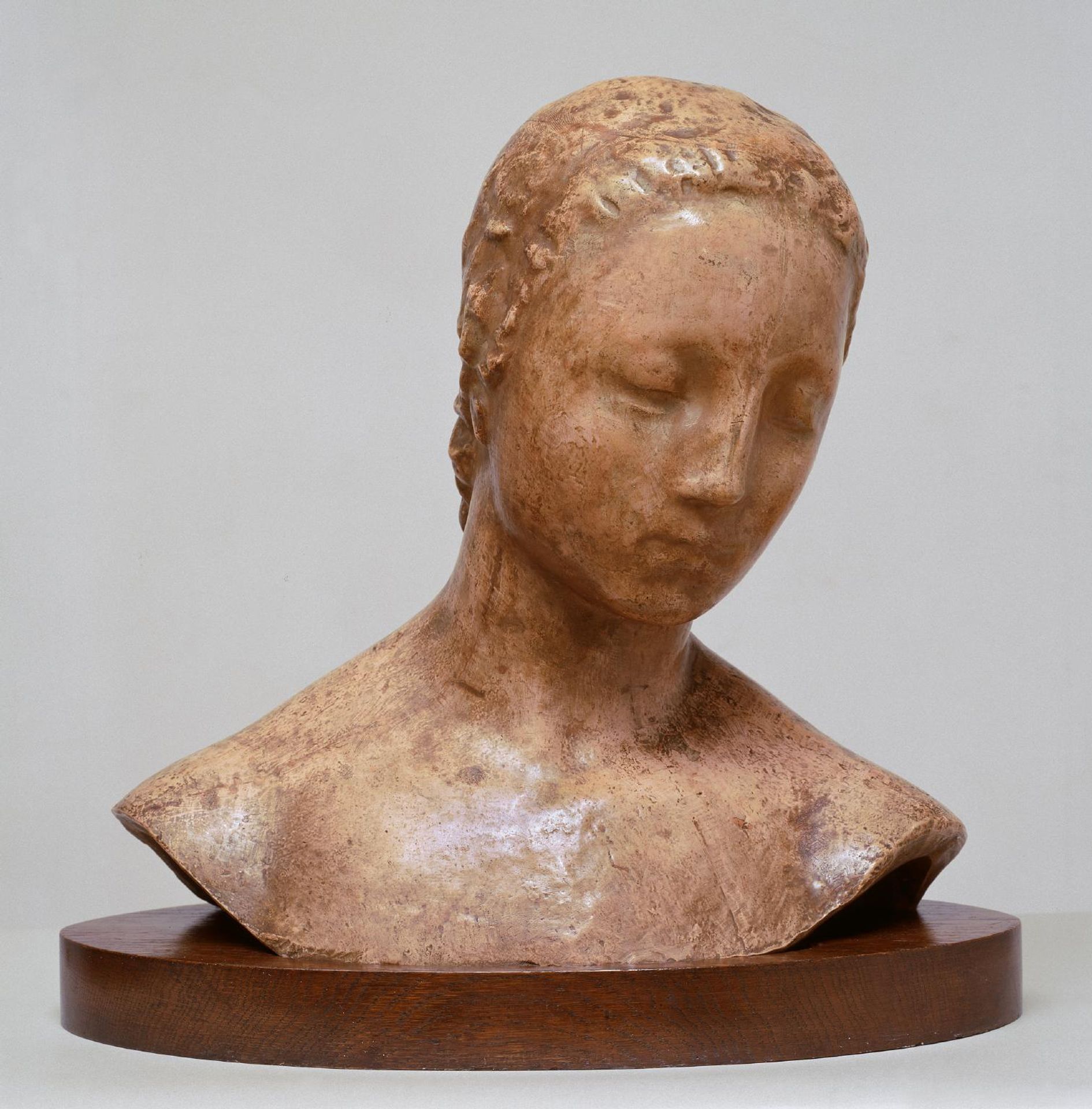 Inclined Head of a Woman by Wilhelm Lehmbruck
