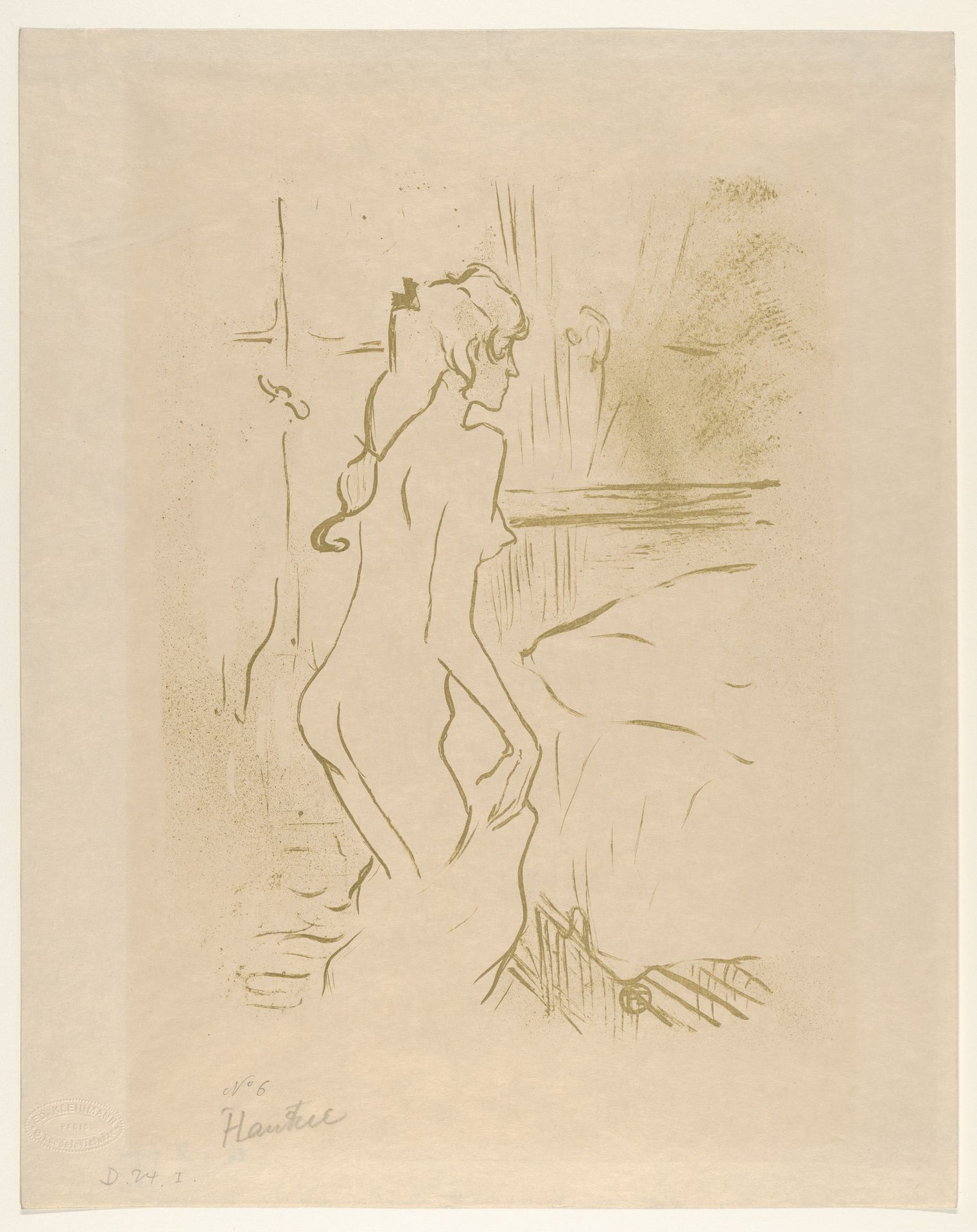 Study of a Woman by Henri de Toulouse-Lautrec