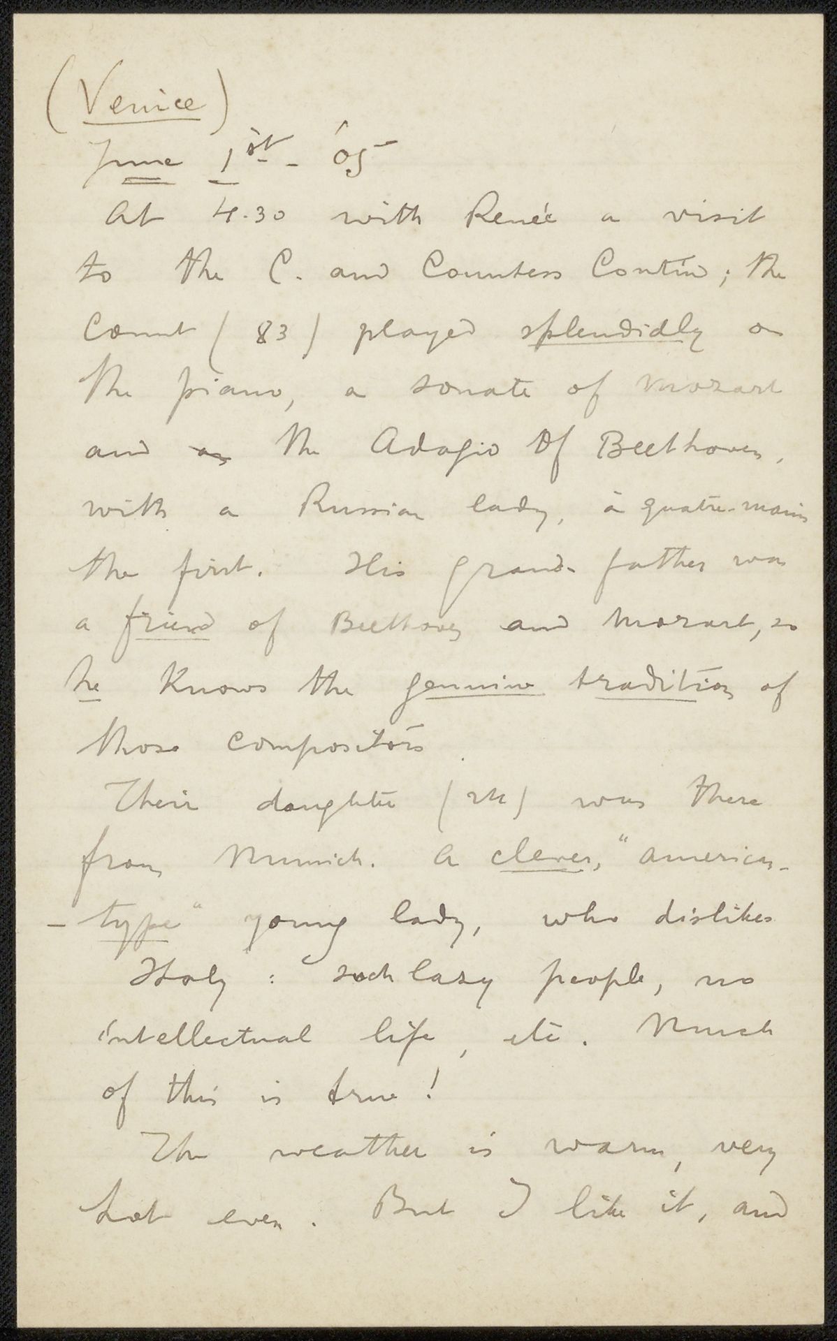 Brief aan Elsie Maud Cownie by Philip Zilcken