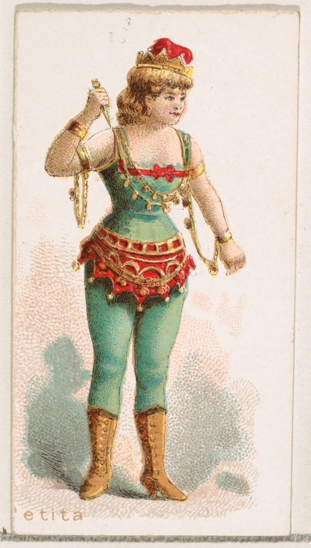 Petita, from the Ballet Queens series (N182) issued by Wm. S. Kimball & Co. by William S. Kimball & Company