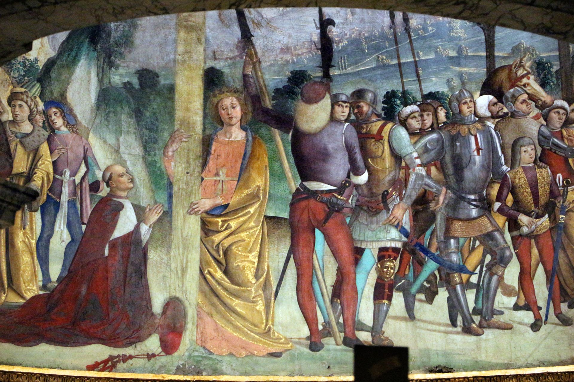 Stories of the Holy Cross by Antoniazzo Romano