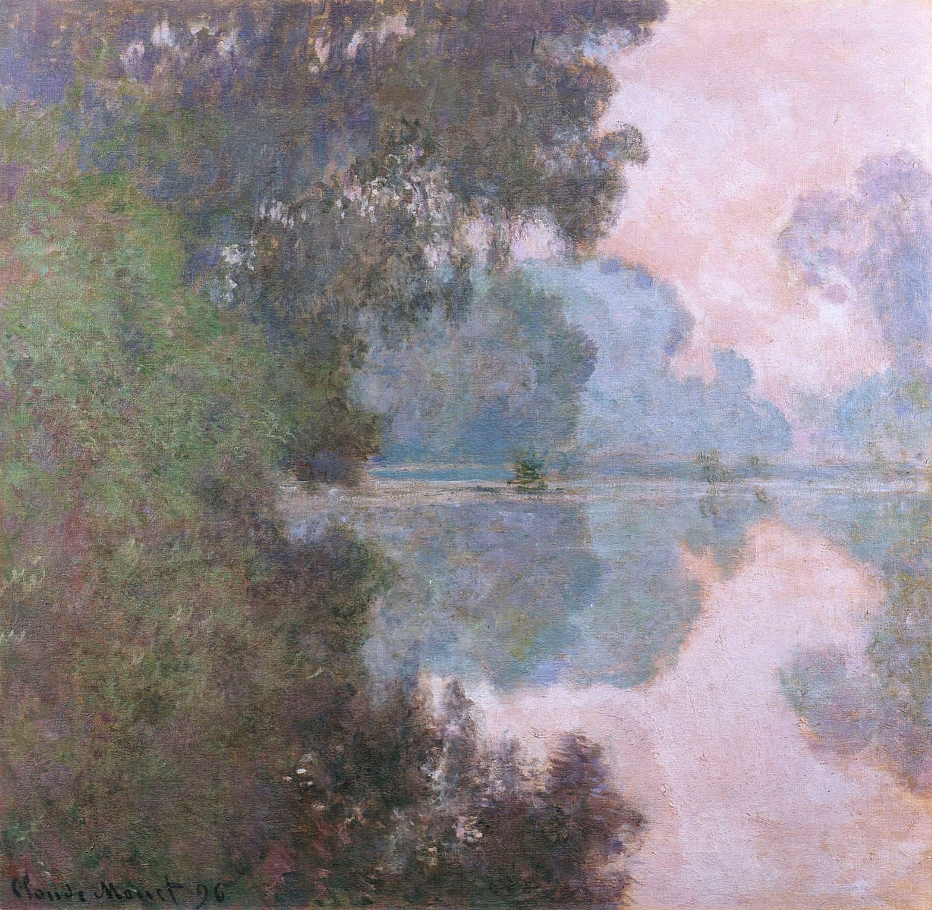 Morning on the Seine, near Giverny by Claude Monet