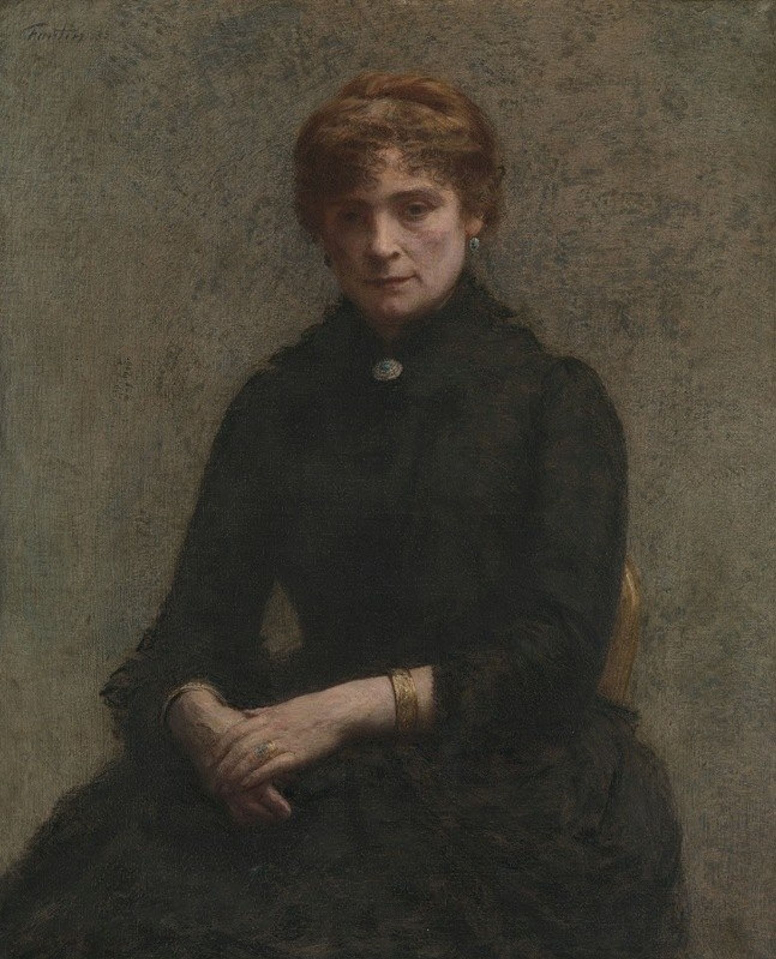 Portrait of a Woman by Henri Fantin-Latour