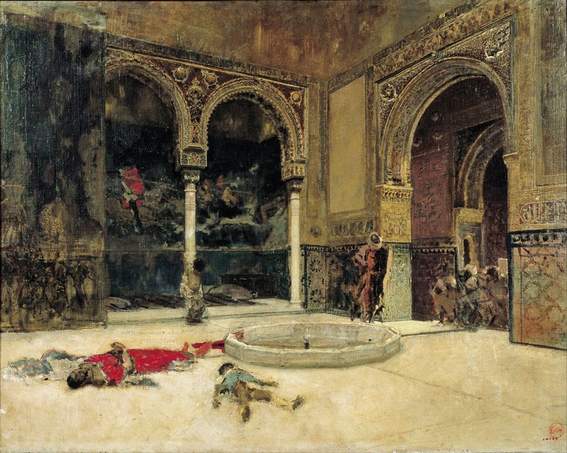 The Slaying of the Abencerrajes by Mariano Fortuny Marsal