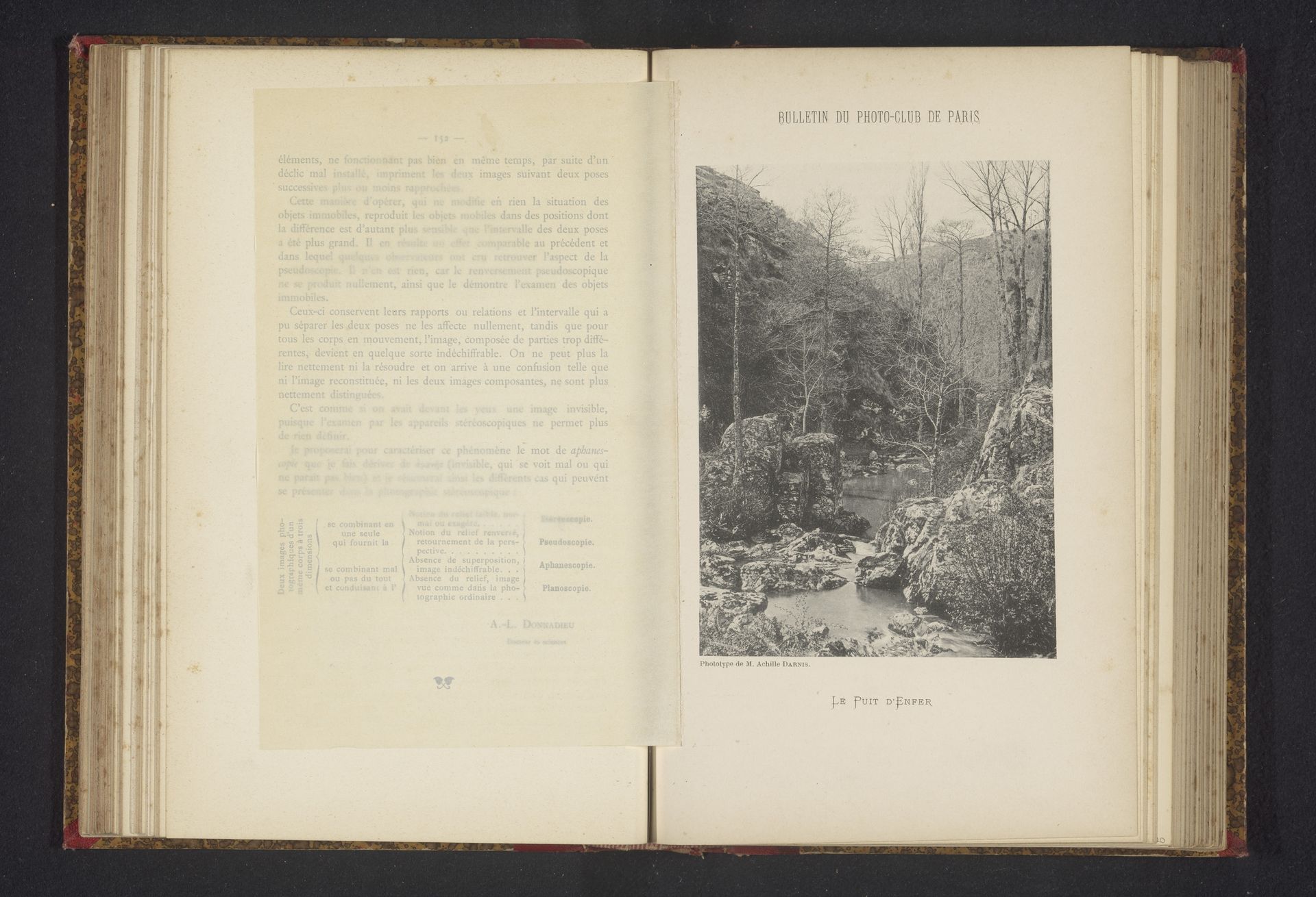 Gezicht op een beek in een bos by Achille Darnis