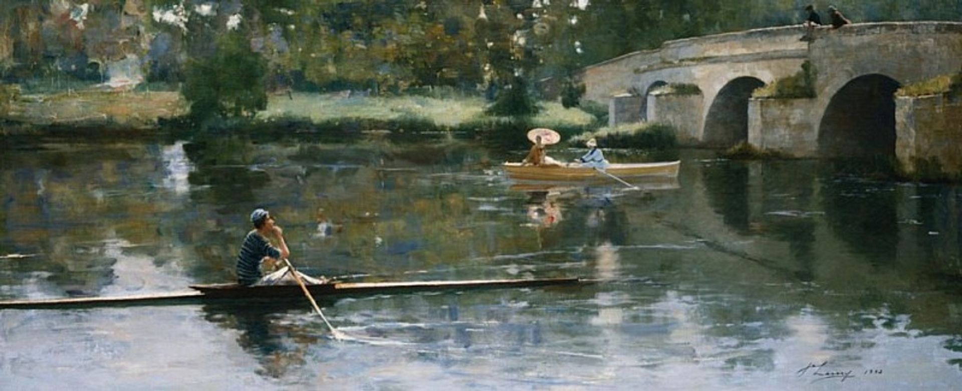 The Bridge at Grez by Sir John Lavery