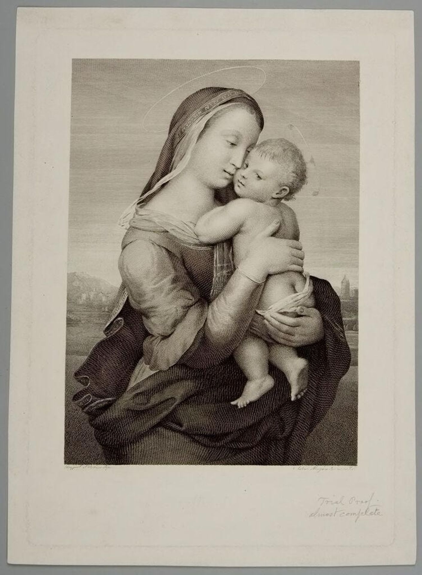 Madonna of Casa Tempi by Antonio Morghen
