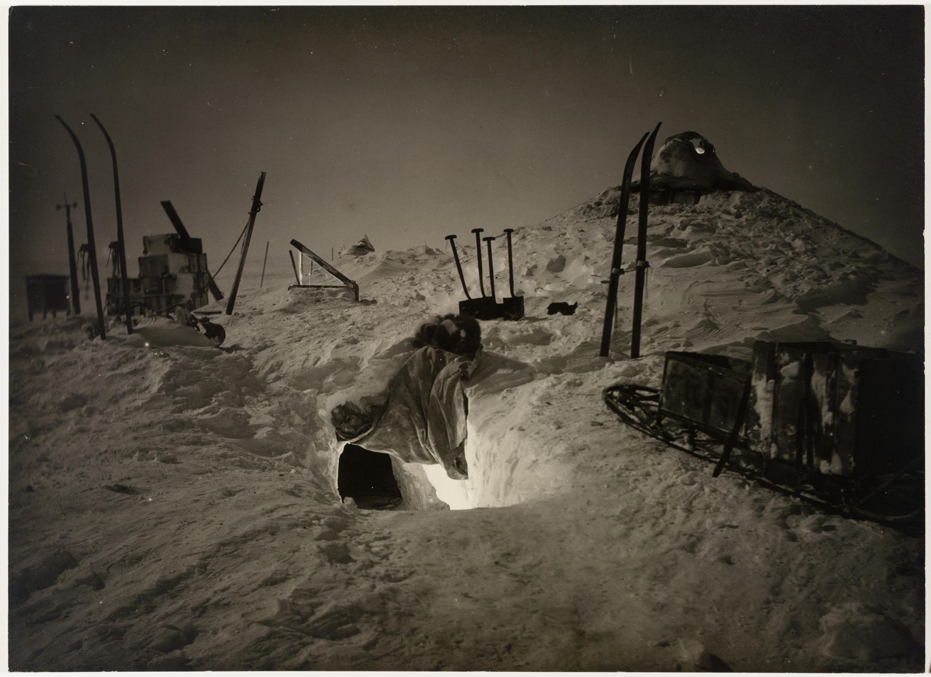 Winter Quarters, Queen Mary Land by Frank Hurley