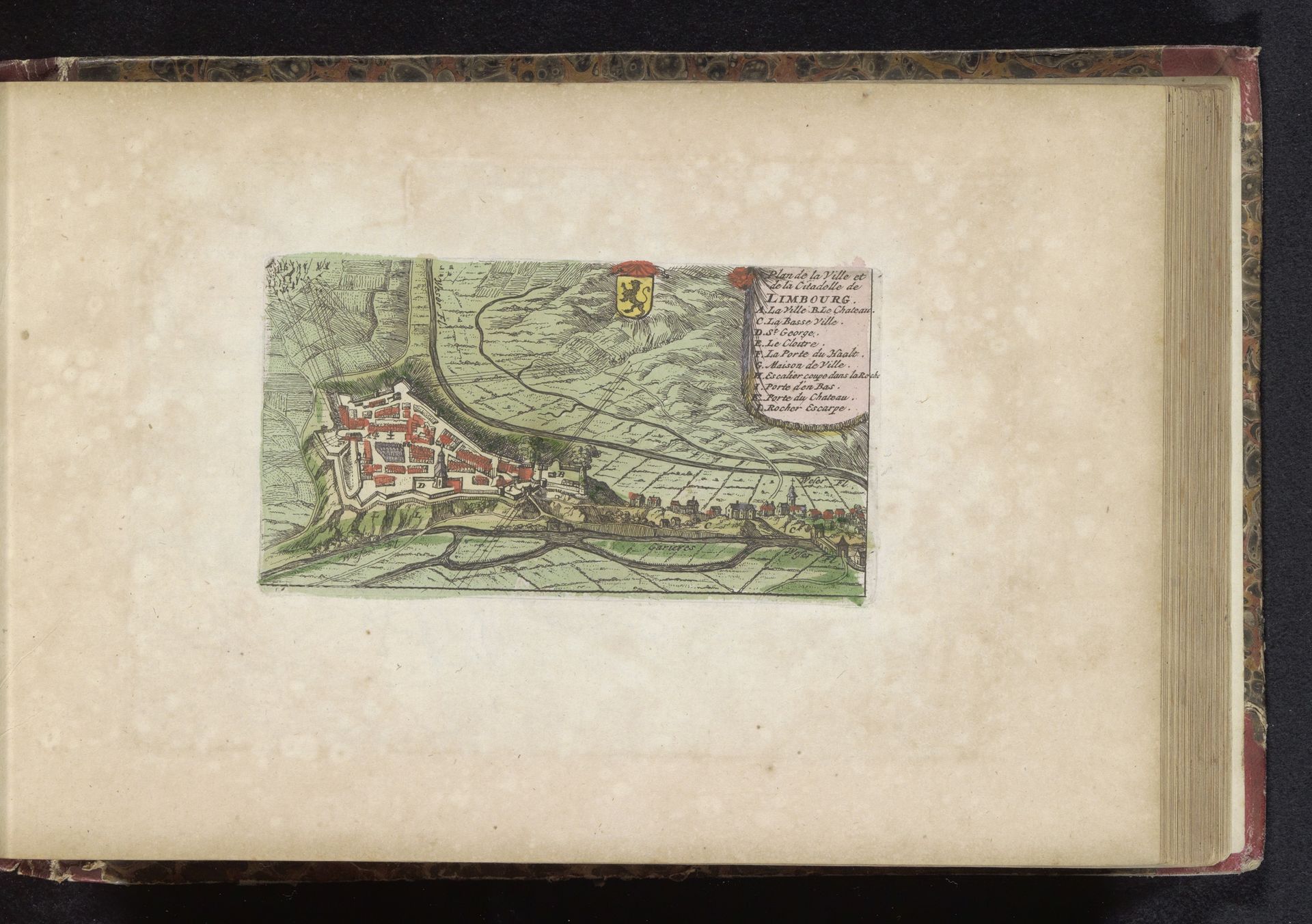 Beschieting van Limbourg door de Geallieerden, 1703 by Anonymous