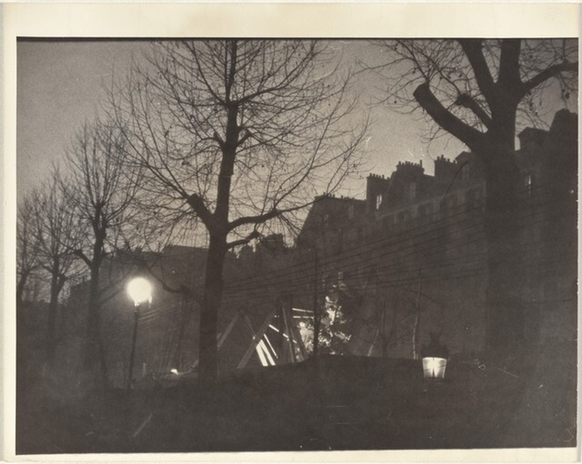 Street at night, Paris by Robert Frank