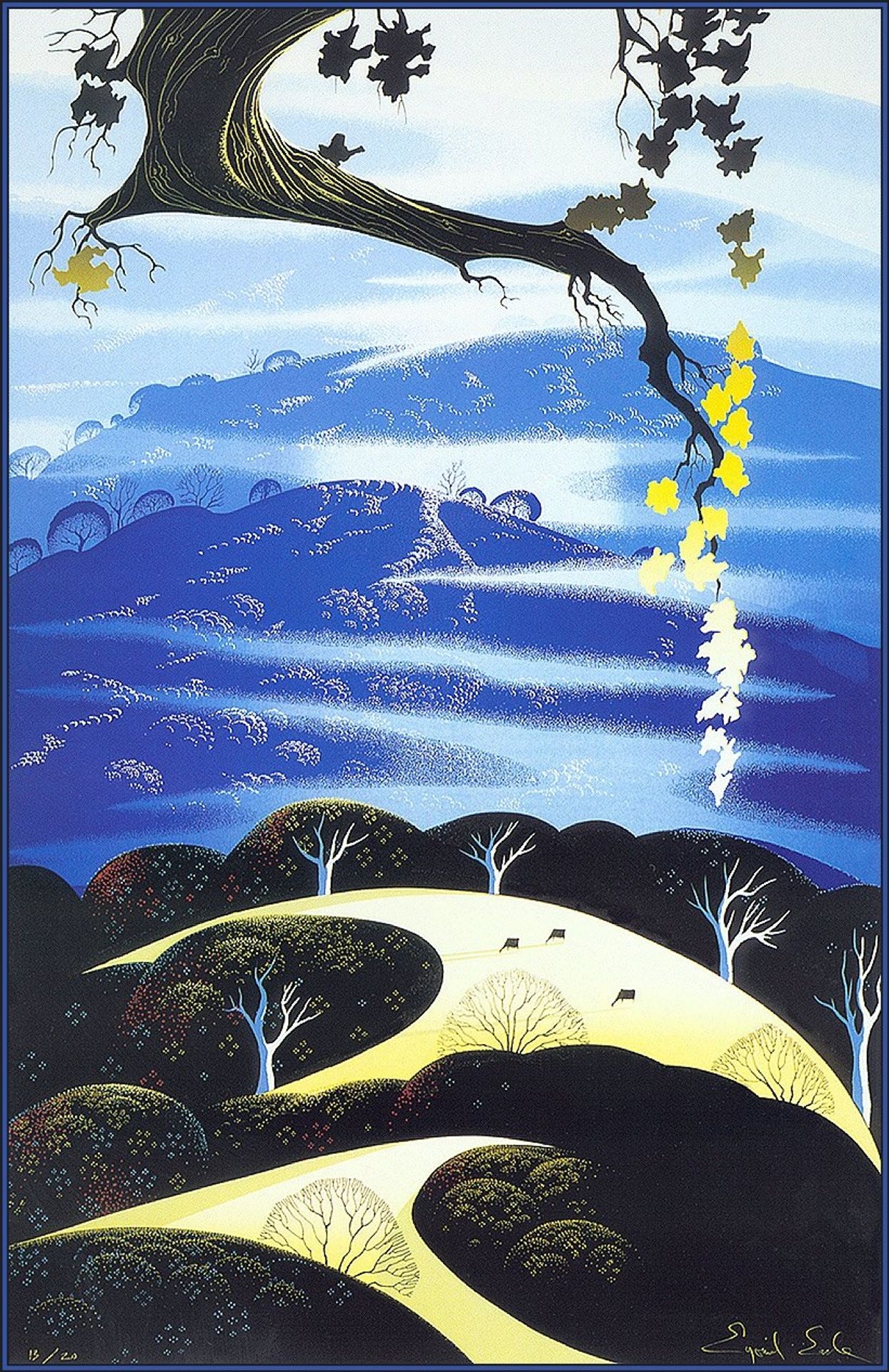 Yellow Leaves by Eyvind Earle