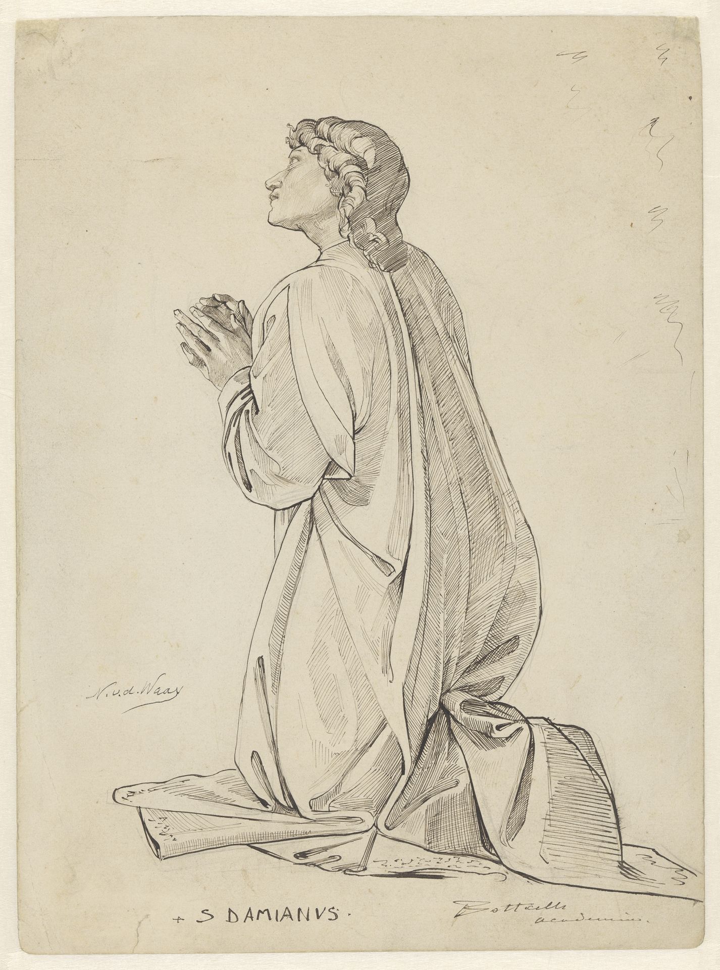 Knielende Damianus by Nicolaas van der Waay