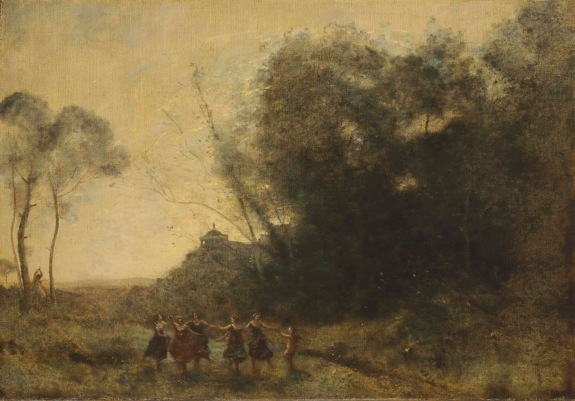 Ronde De Nymphes by Camille Corot