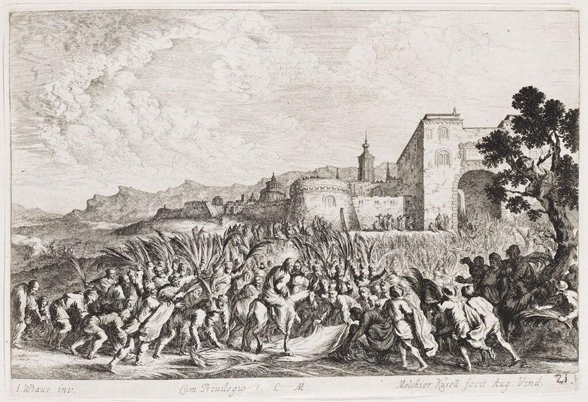 Entry of Christ into Jerusalem by Melchior KÃ¼sel