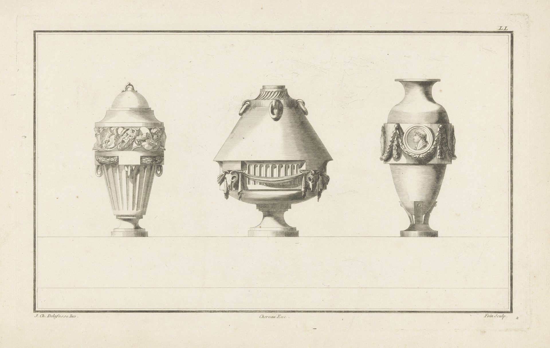 Drie vazen by Augustin Foin