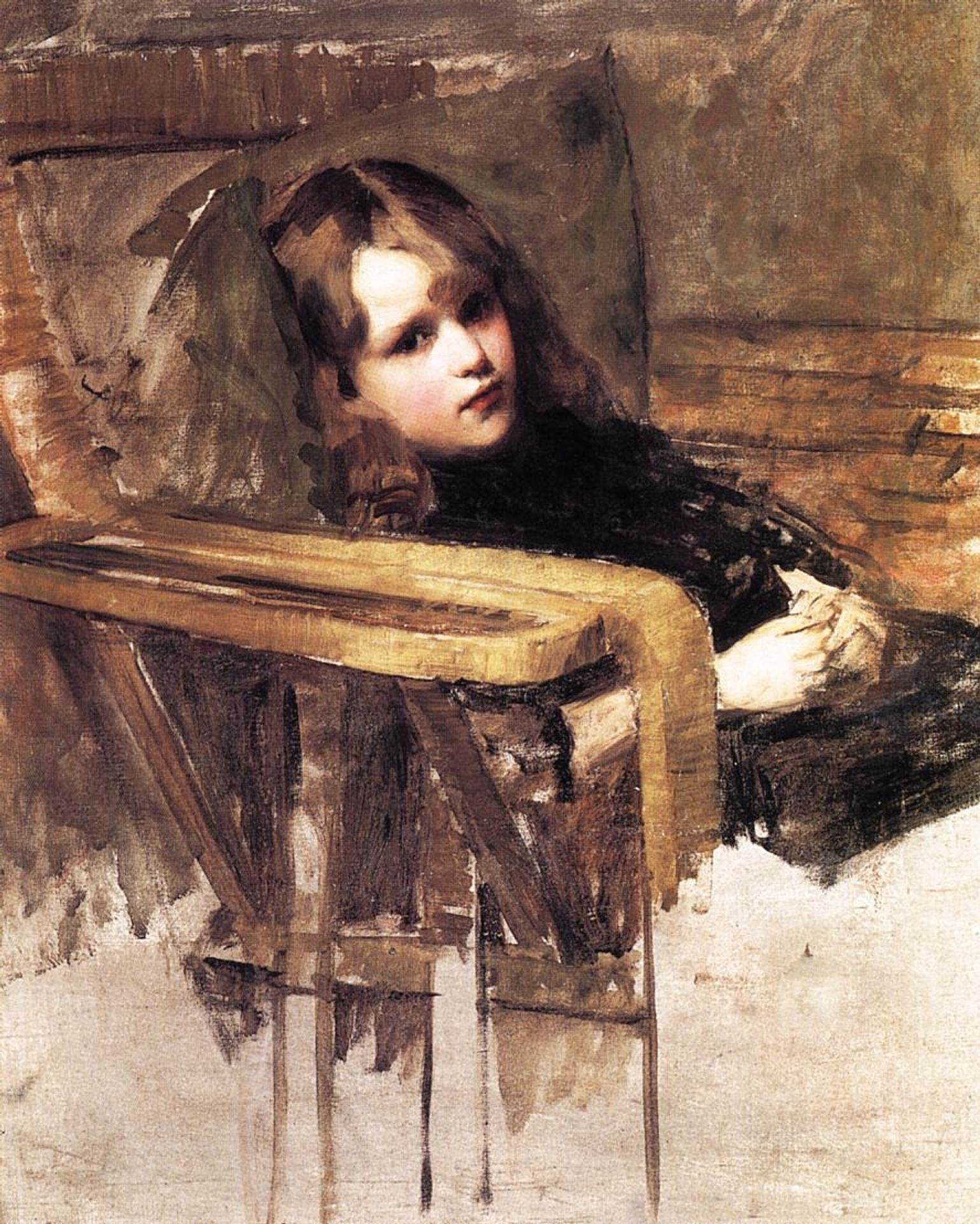 The Easy Chair by John William Waterhouse