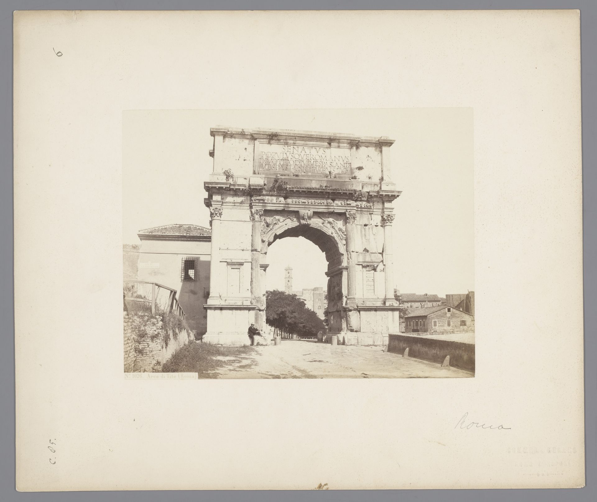 Triomfboog van Titus te Rome, Italië by Sommer & Behles