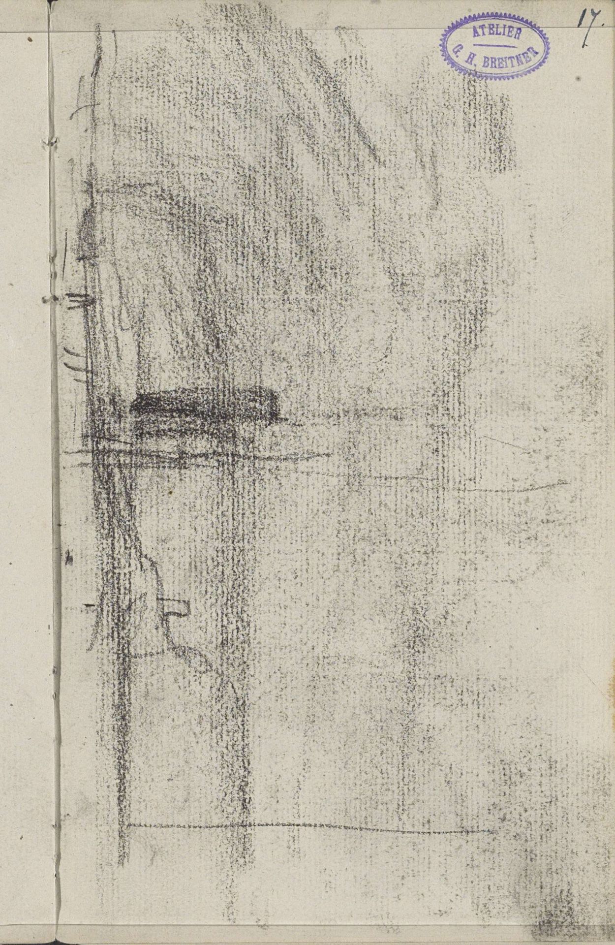 Landschap met bebouwing by George Hendrik Breitner