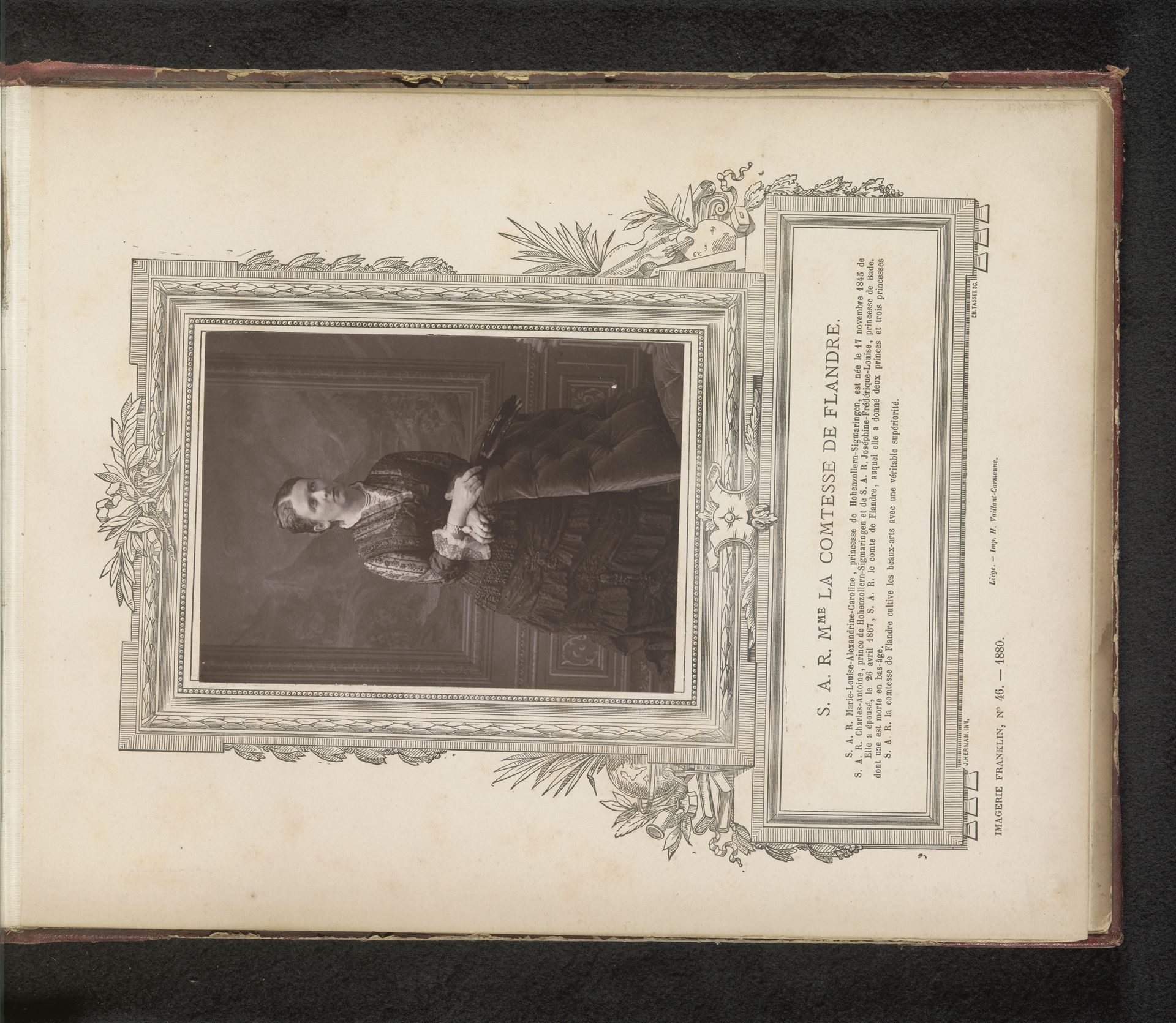 Portret van Maria van Hohenzollern-Sigmaringen by Anonymous