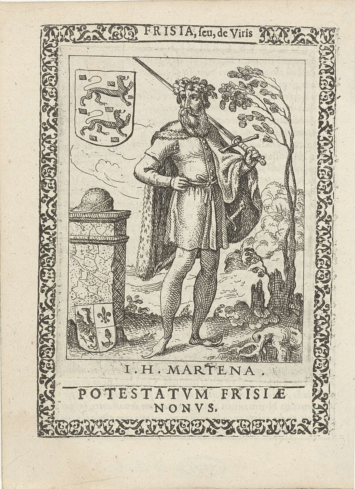 Hessel Martena, negende potestaat van Friesland by Pieter Feddes van Harlingen