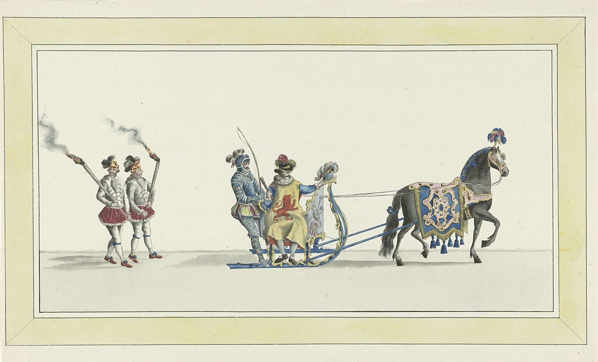 Derde slede by Abraham Delfos