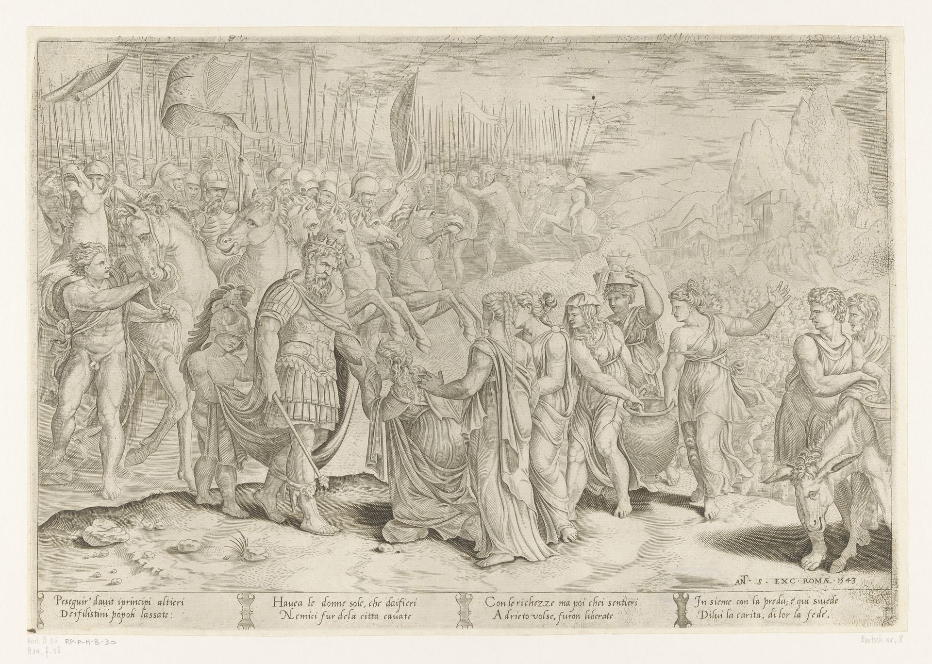 Abigaïl vraagt David om vergeving by Anonymous