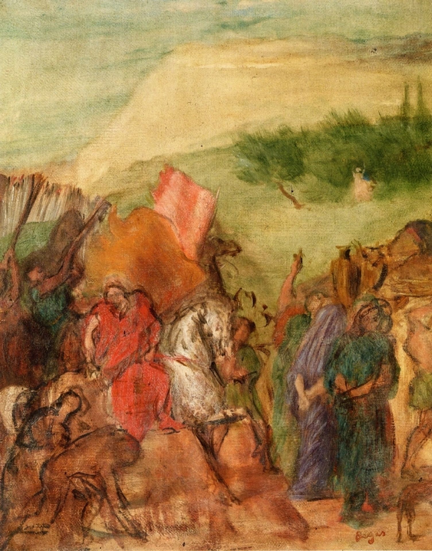 The Daughter of Jephtha (study) by Edgar Degas