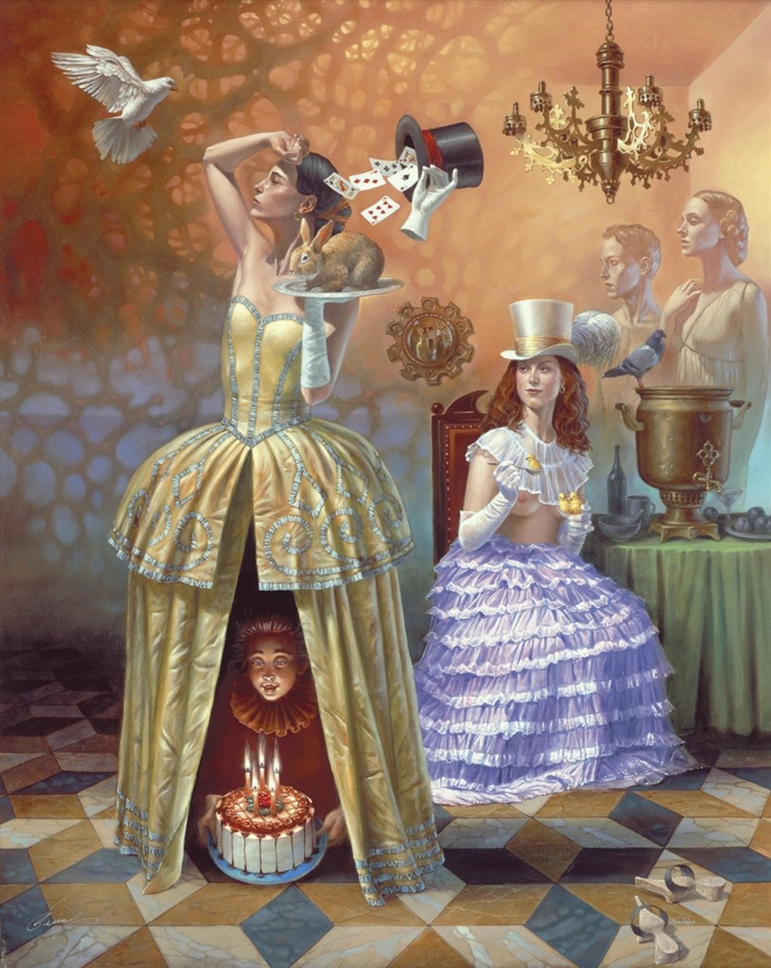 magician’s birthday by Michael Cheval
