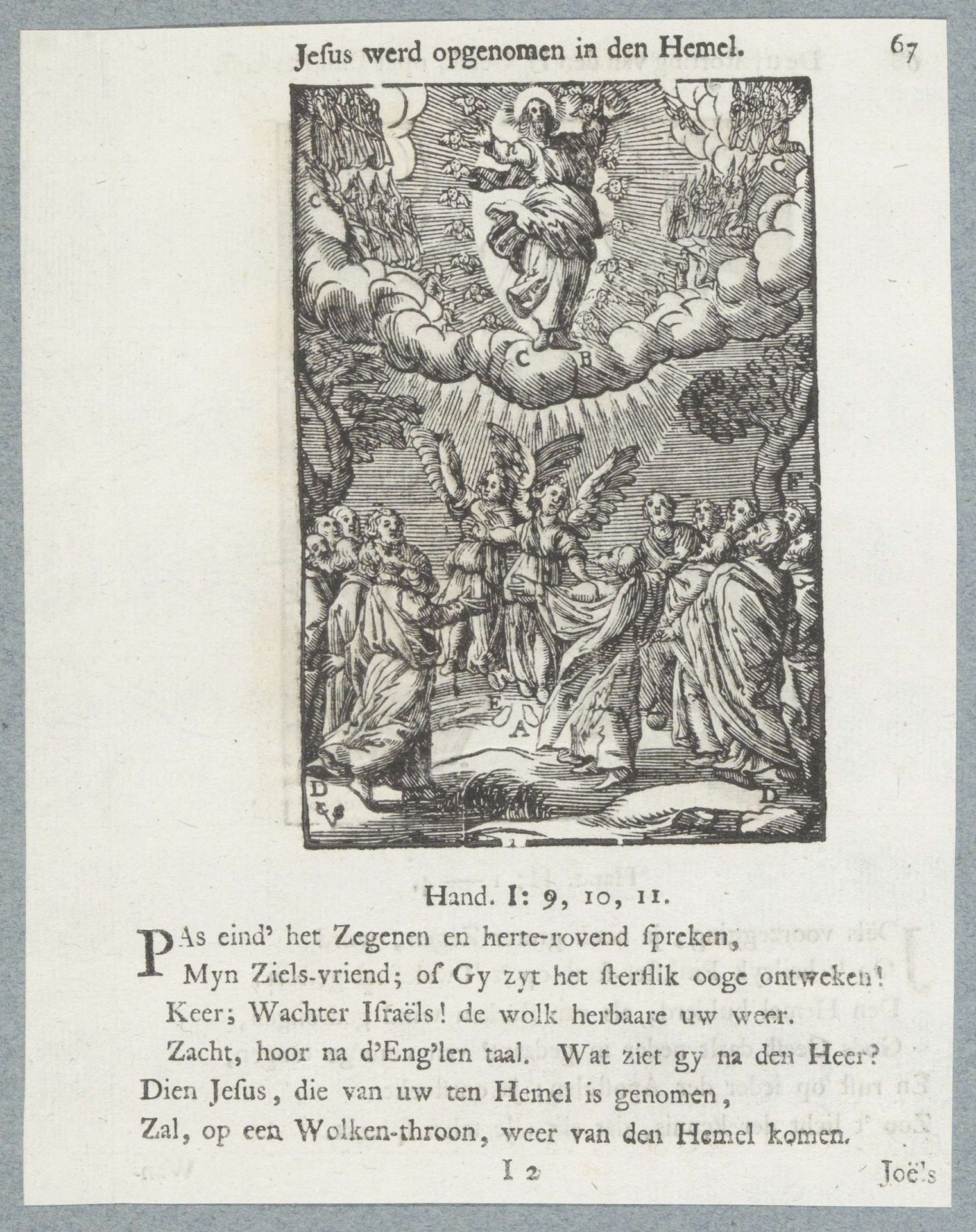 Hemelvaart van Christus by Christoffel van (II) Sichem