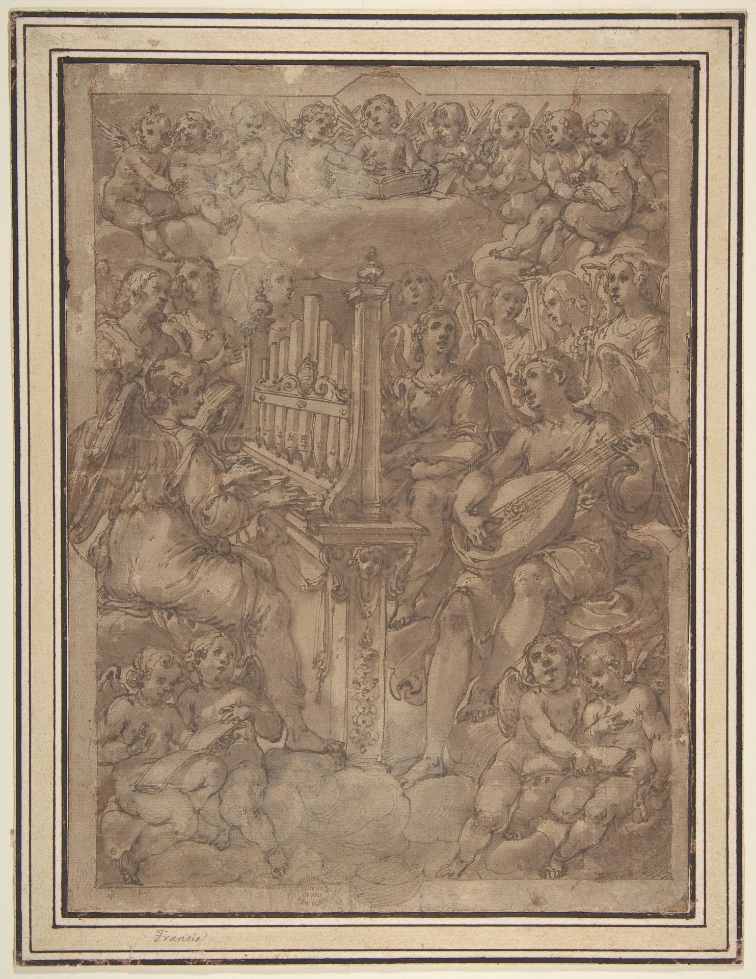 Group of Angel Musicians by Avanzino Nucci