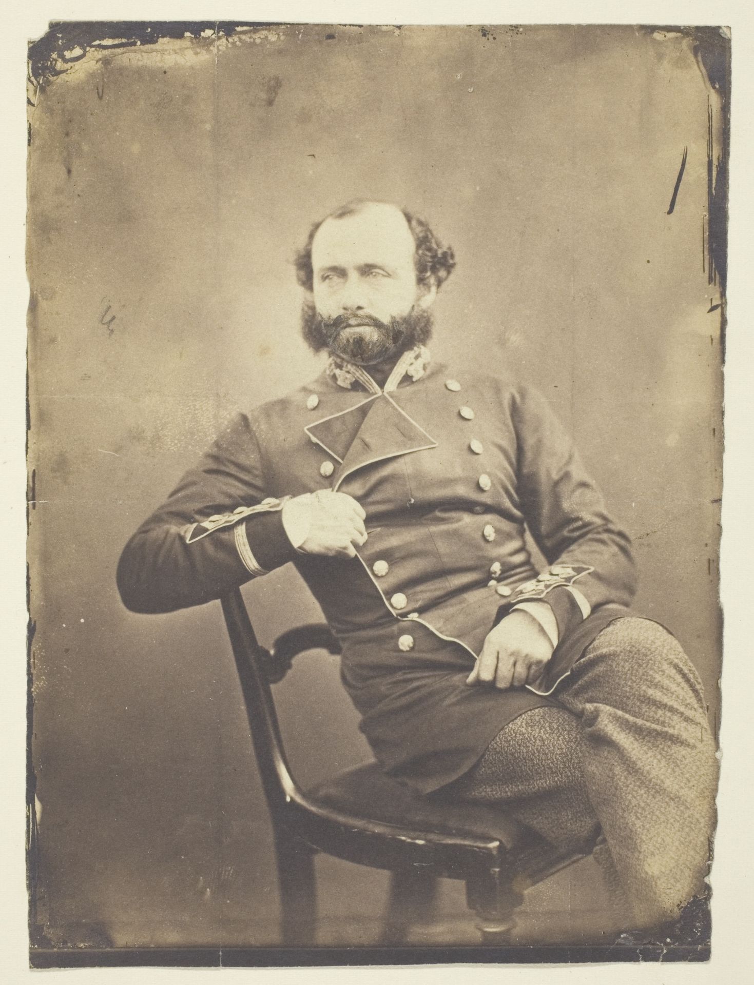 Sir Charles Ash Windham (1810-1970), General; taken at the Crimea by Roger Fenton