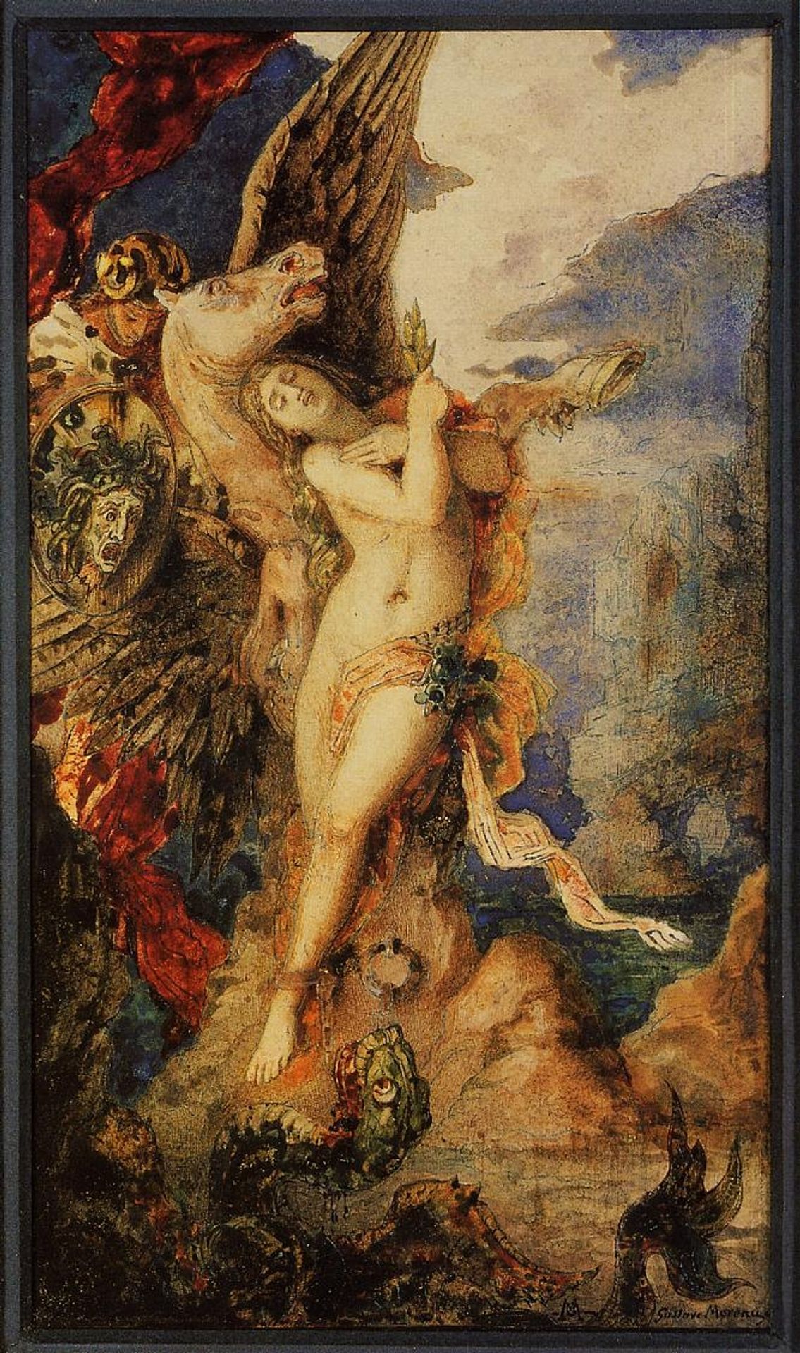 Perseus and Andromeda by Gustave Moreau