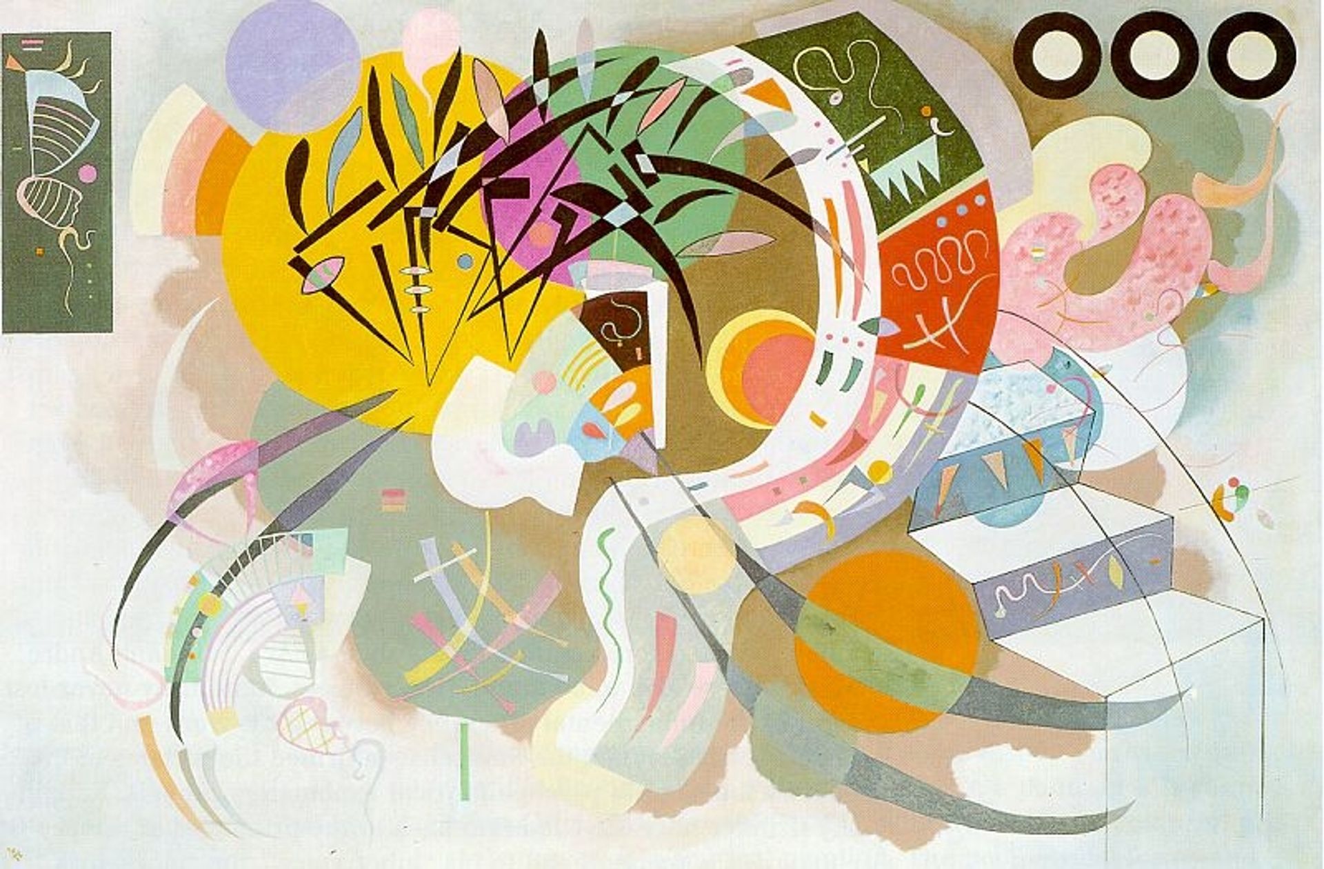 Dominant curve by Wassily Kandinsky