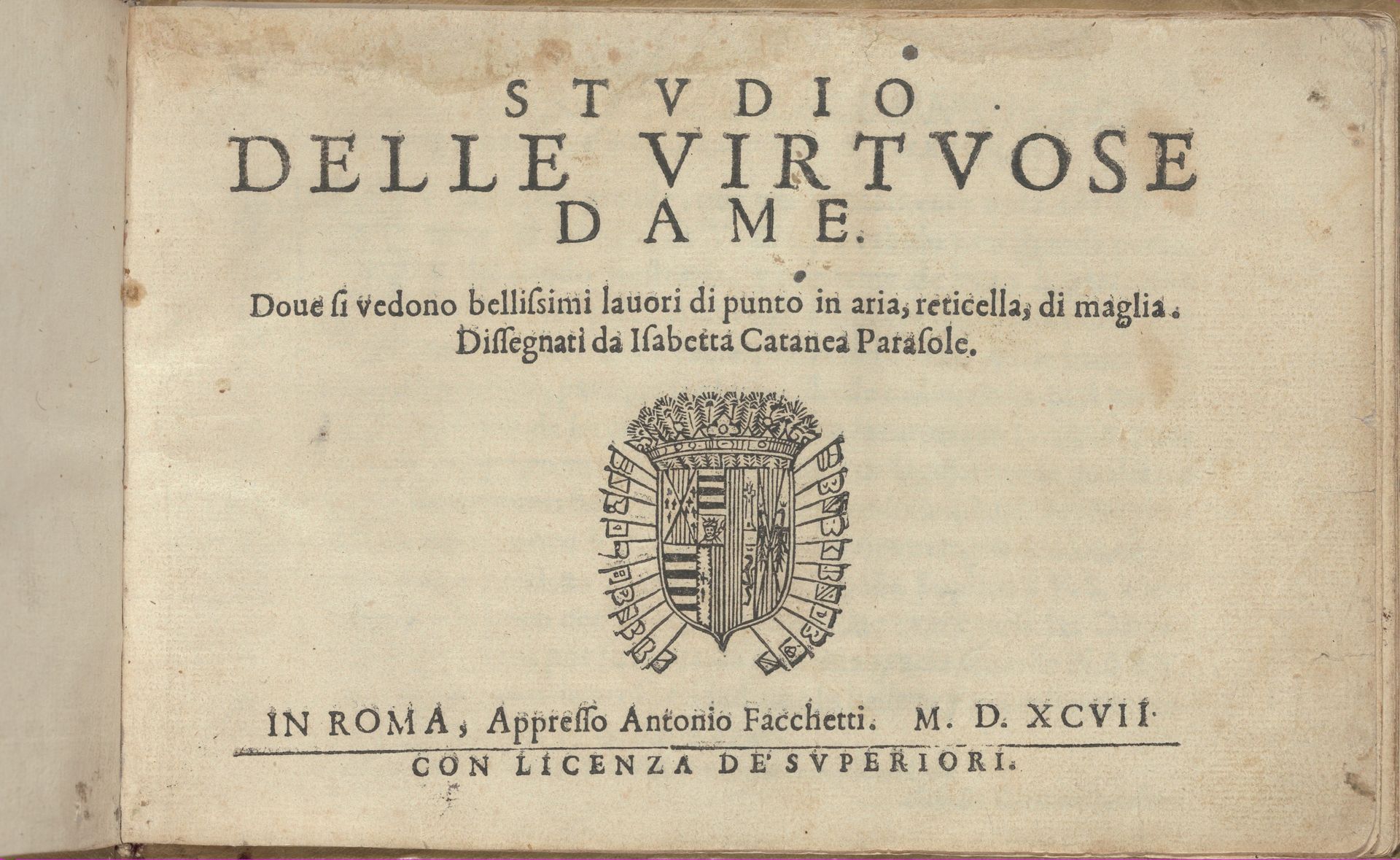 Studio delle virtuose Dame by Isabella Catanea Parasole