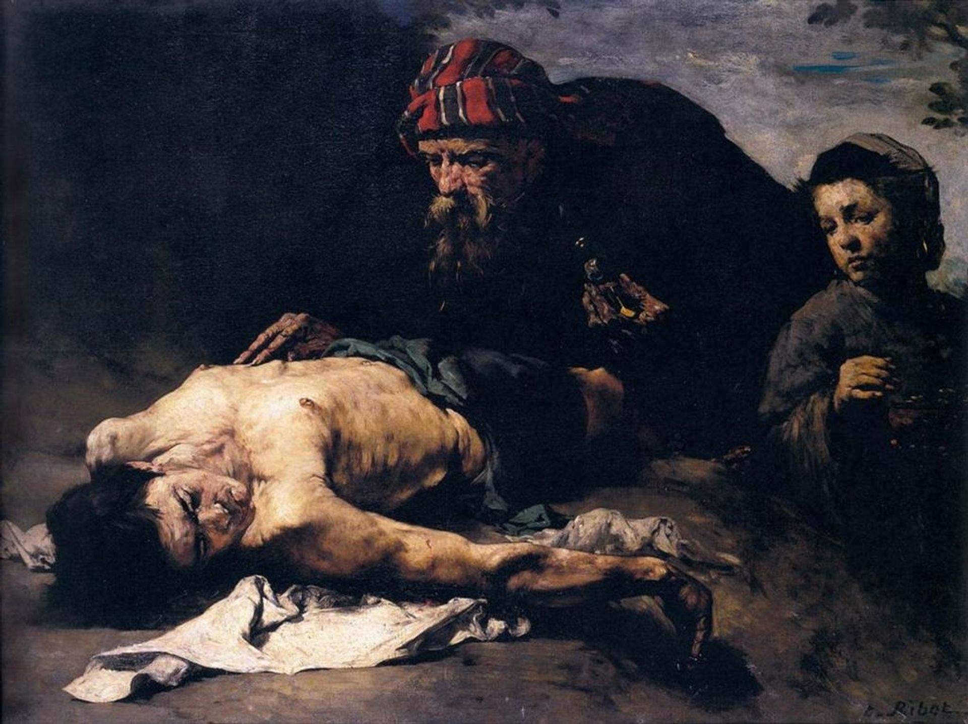 The Good Samaritan by Theodule Ribot
