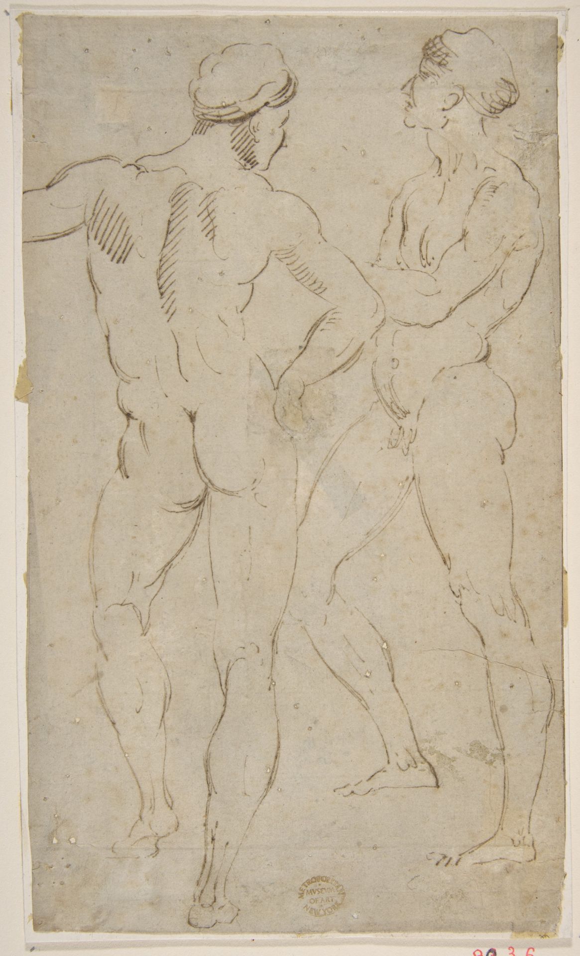 Two nude figures by Raphael
