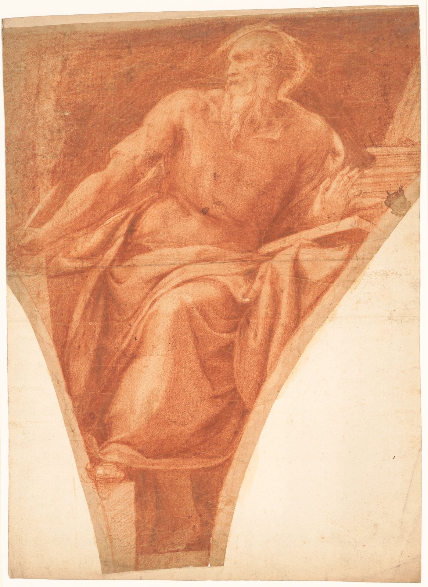 Study of St. Jerome by Girolamo Muziano