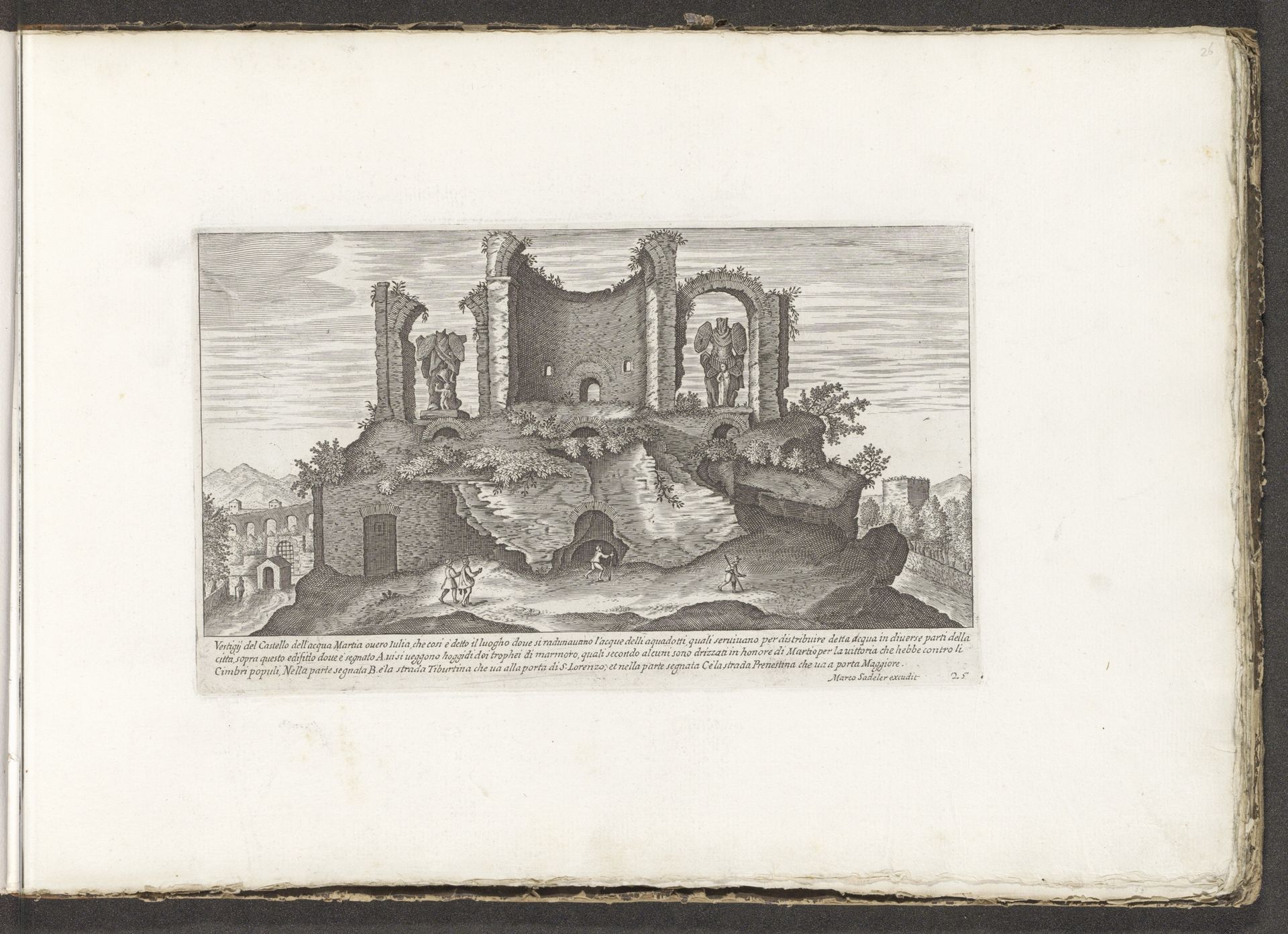 Nymphaeum van Alexander Severus by Anonymous