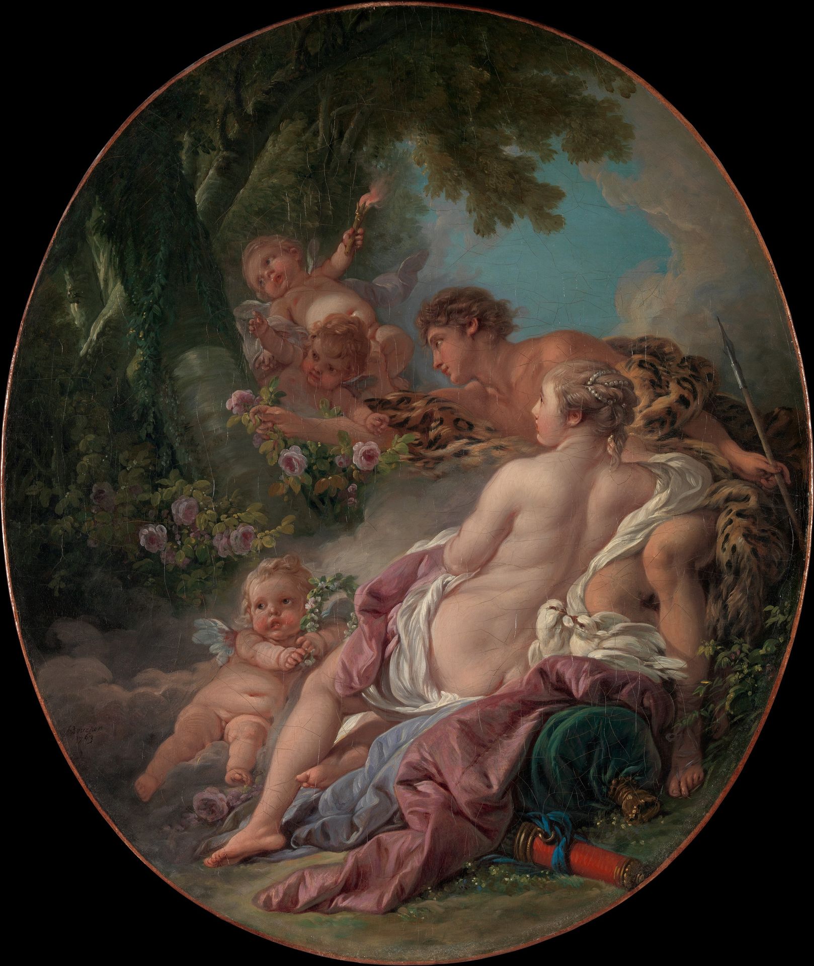 Angelica and Medoro by Francois Boucher