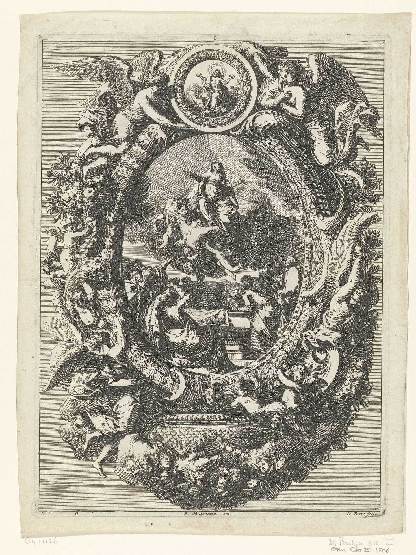 Wijwaterbak by Jean Lepautre