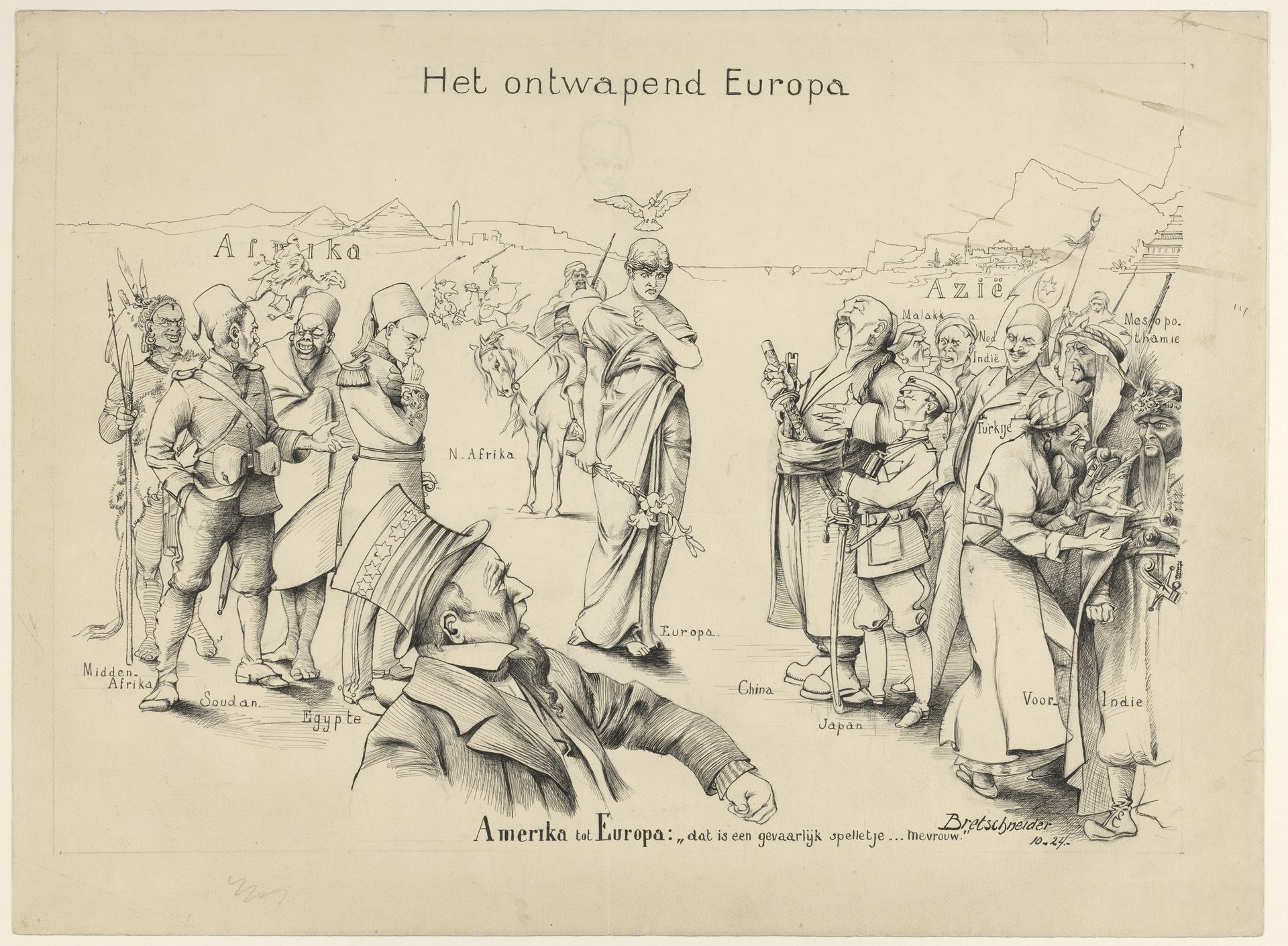 Het ontwapend Europa by J. Bretschneider