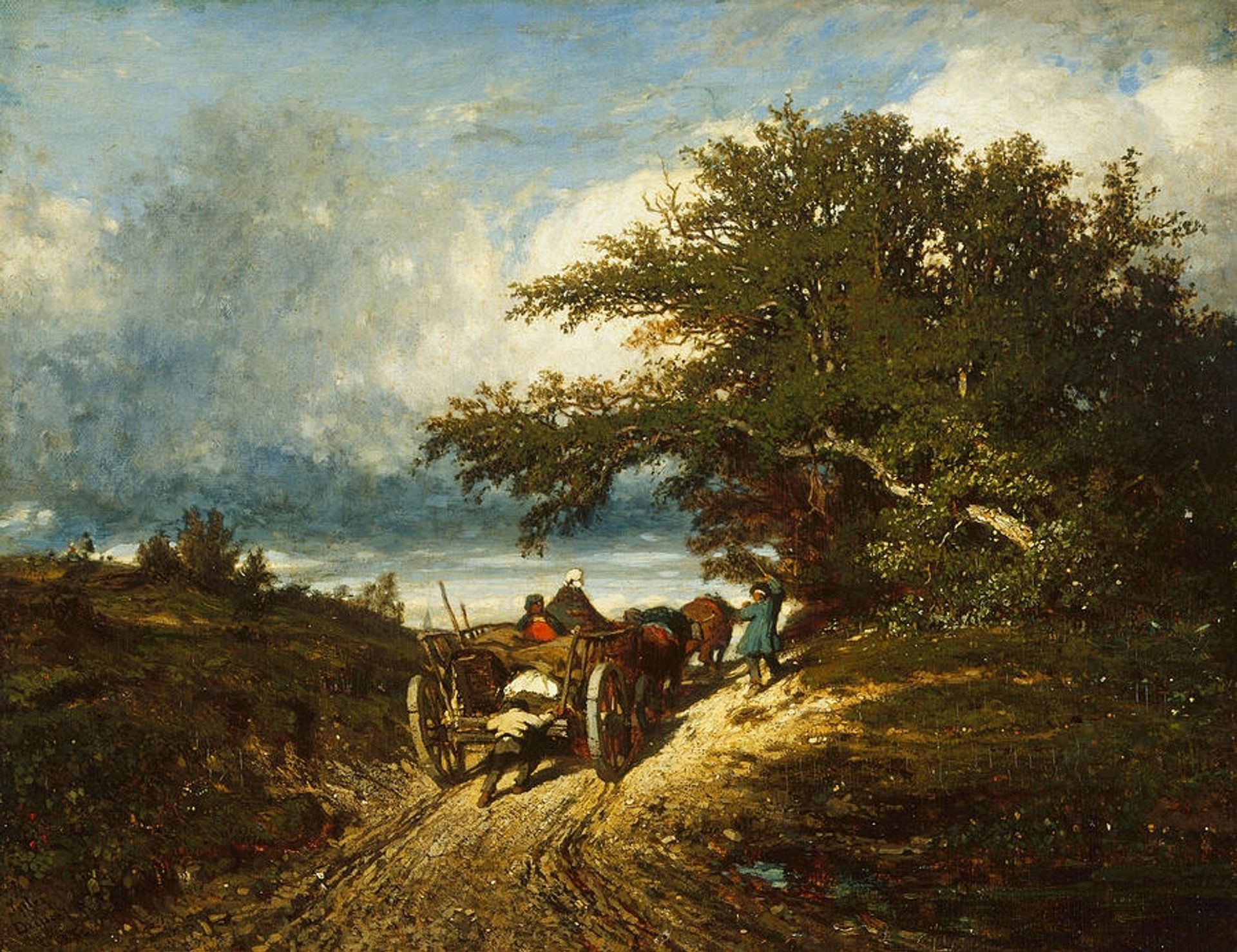 On the Road by Jules Dupre