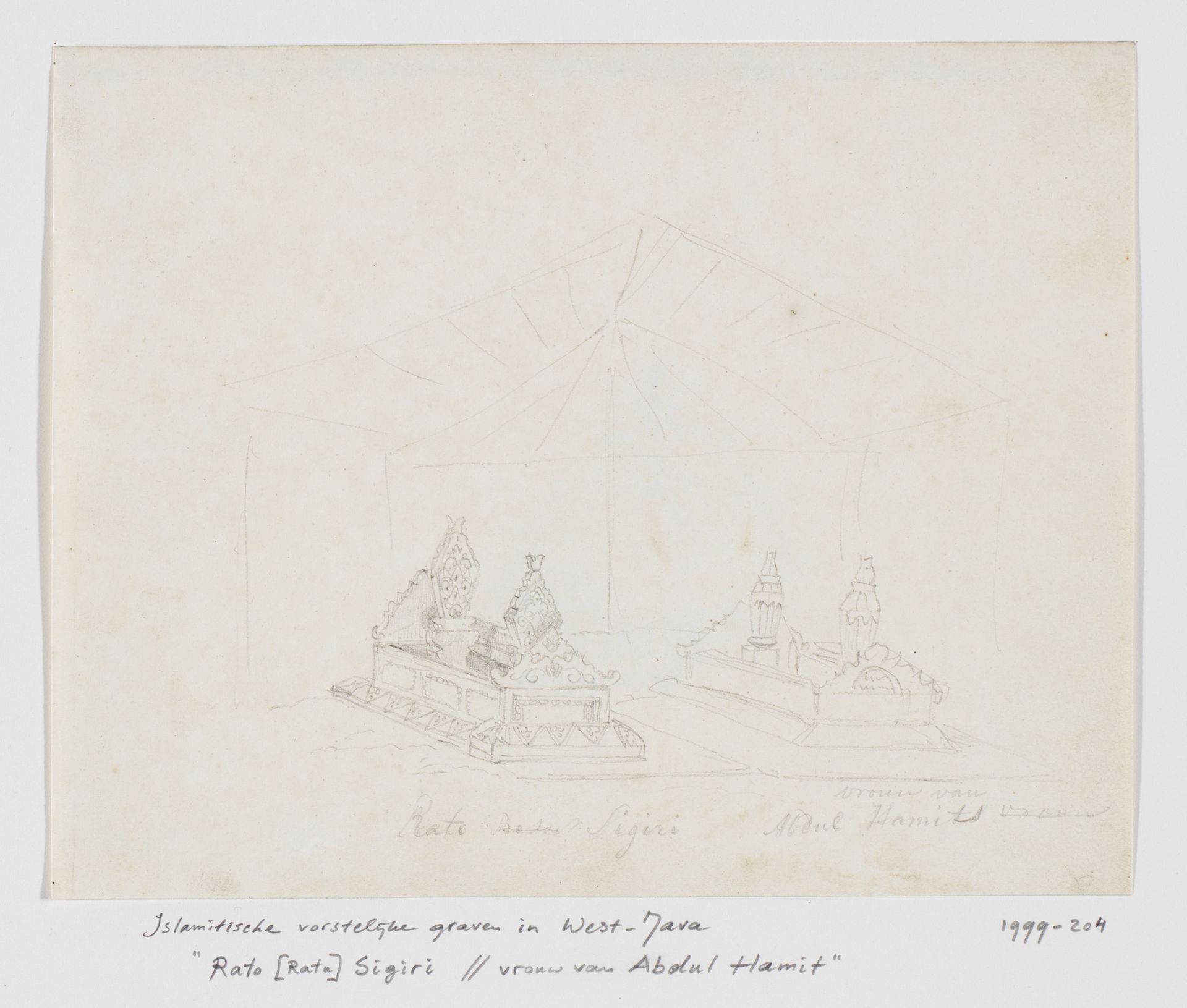 Islamitische vorstelijke graven in West-Java by Adrianus Johannes Bik