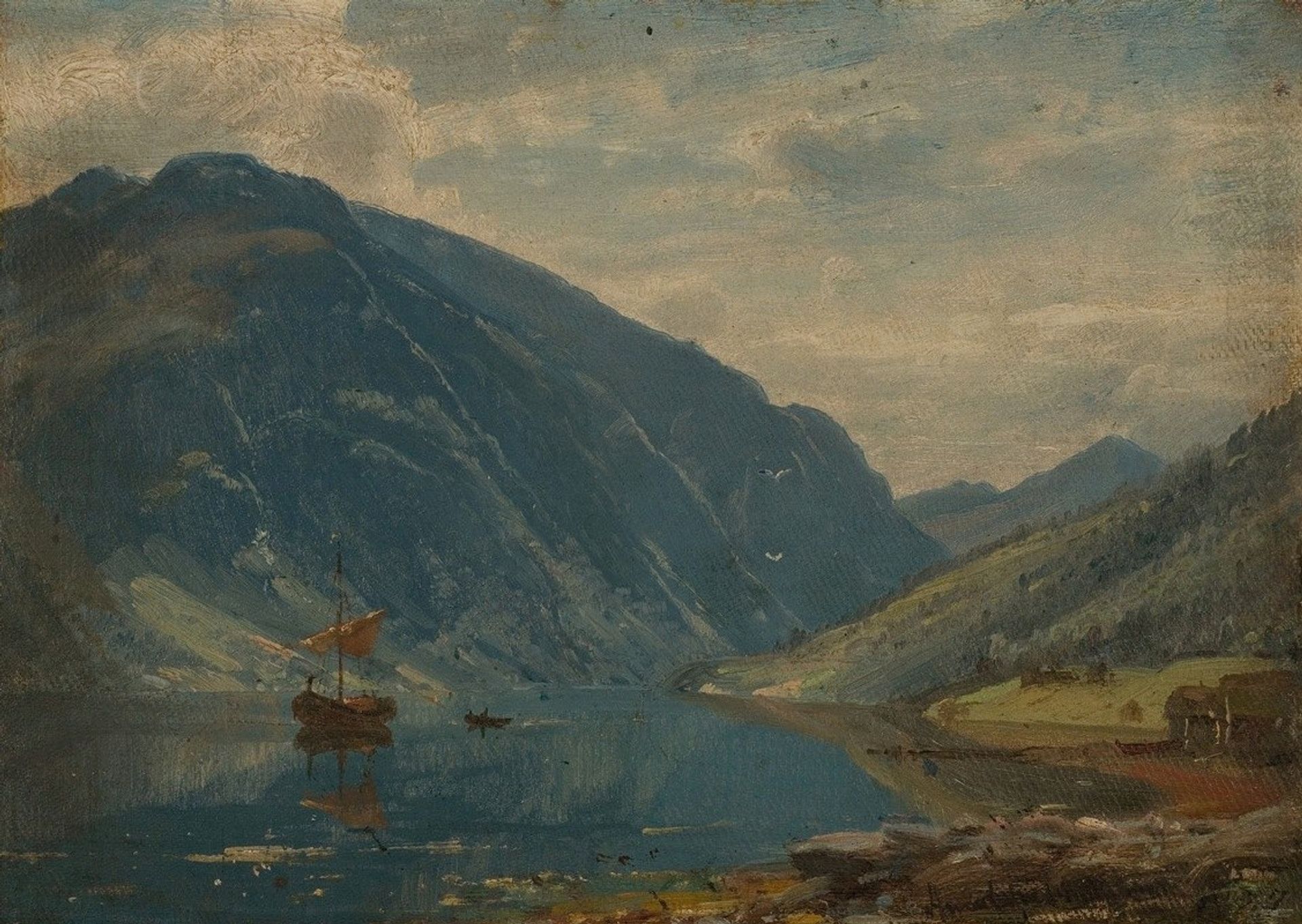 Fra Fjærland by Amaldus Nielsen