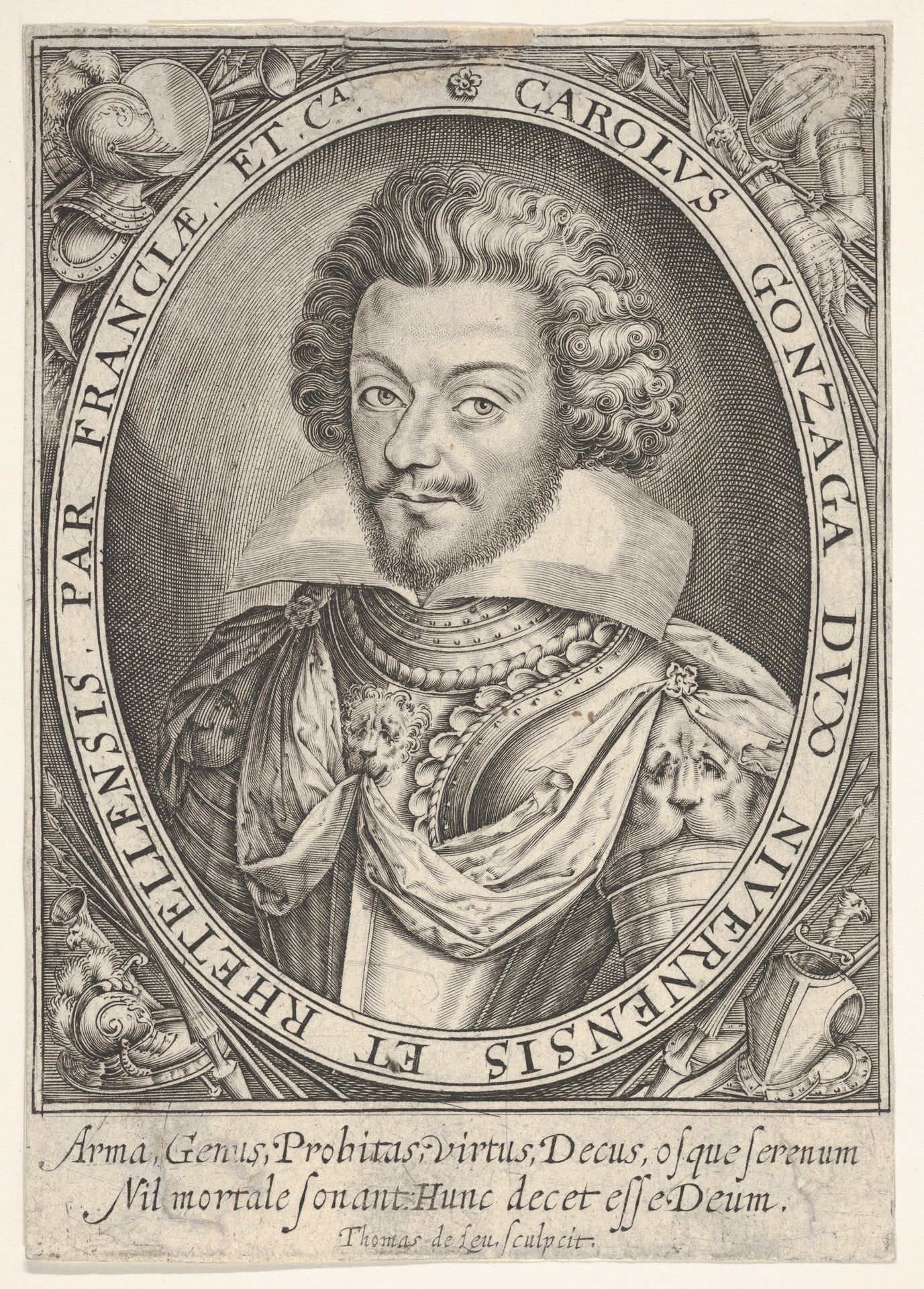 Charles de Gonzague, Duc de Nevers by Thomas de Leu