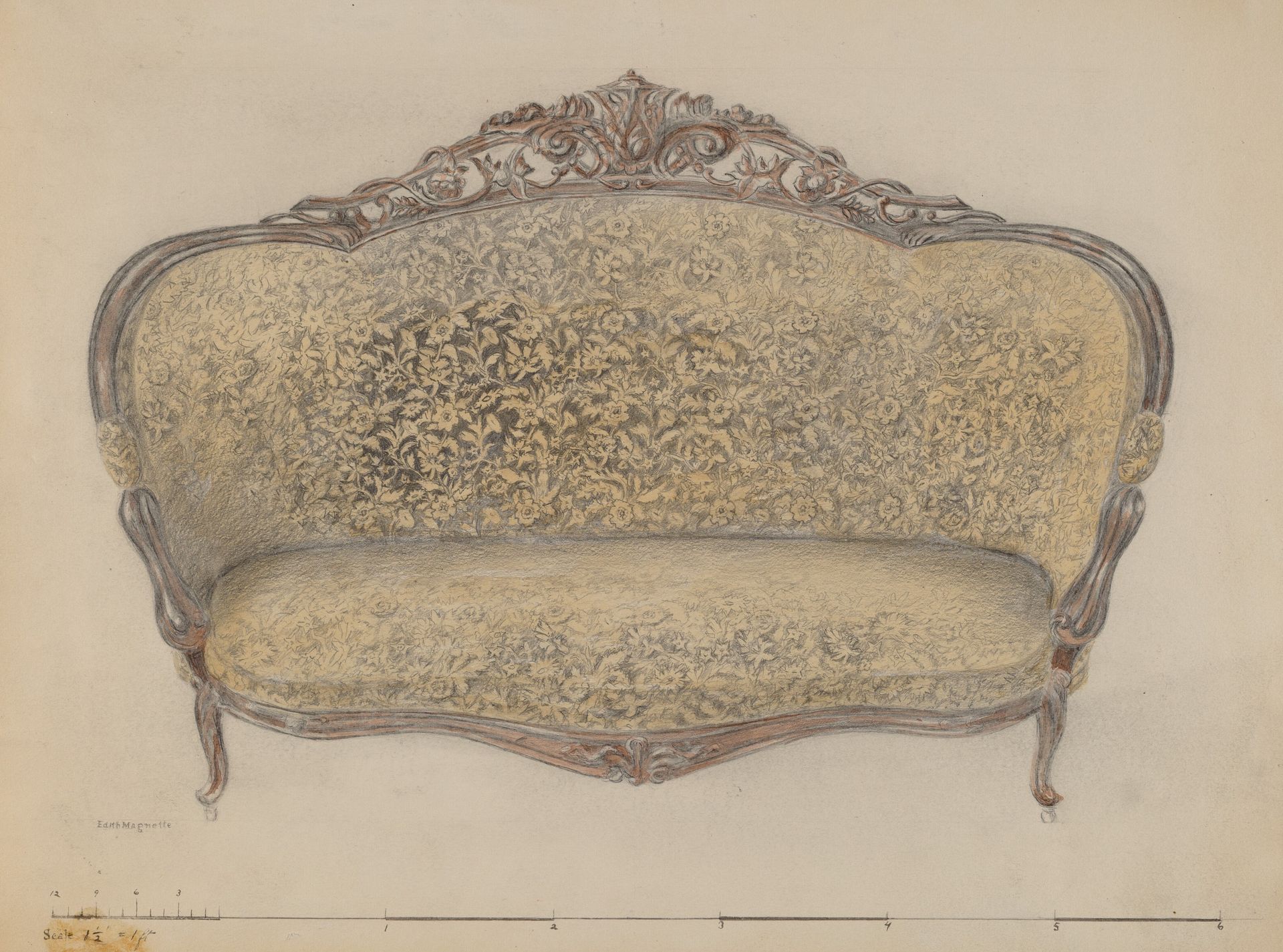 Sofa by Edith Magnette