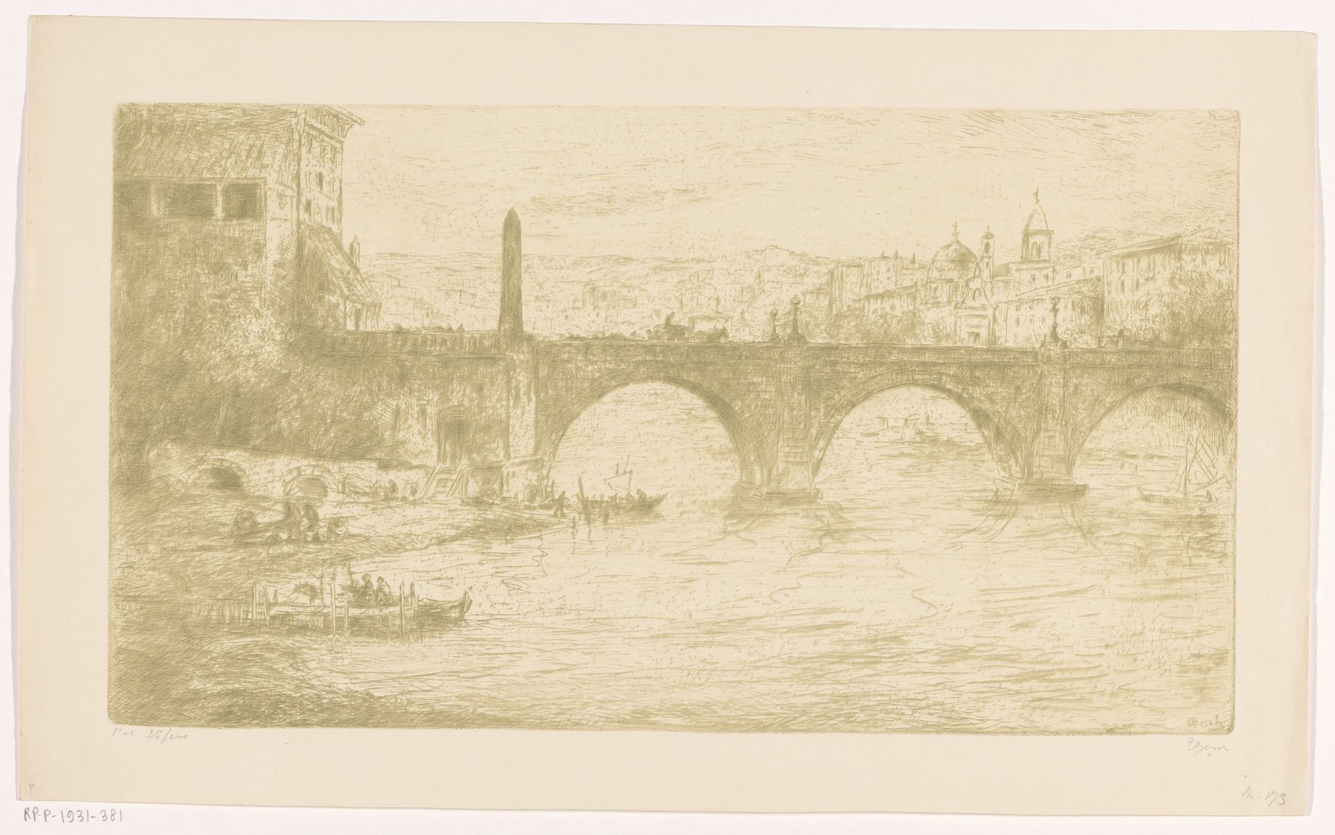Brug in Rome by Etienne Bosch