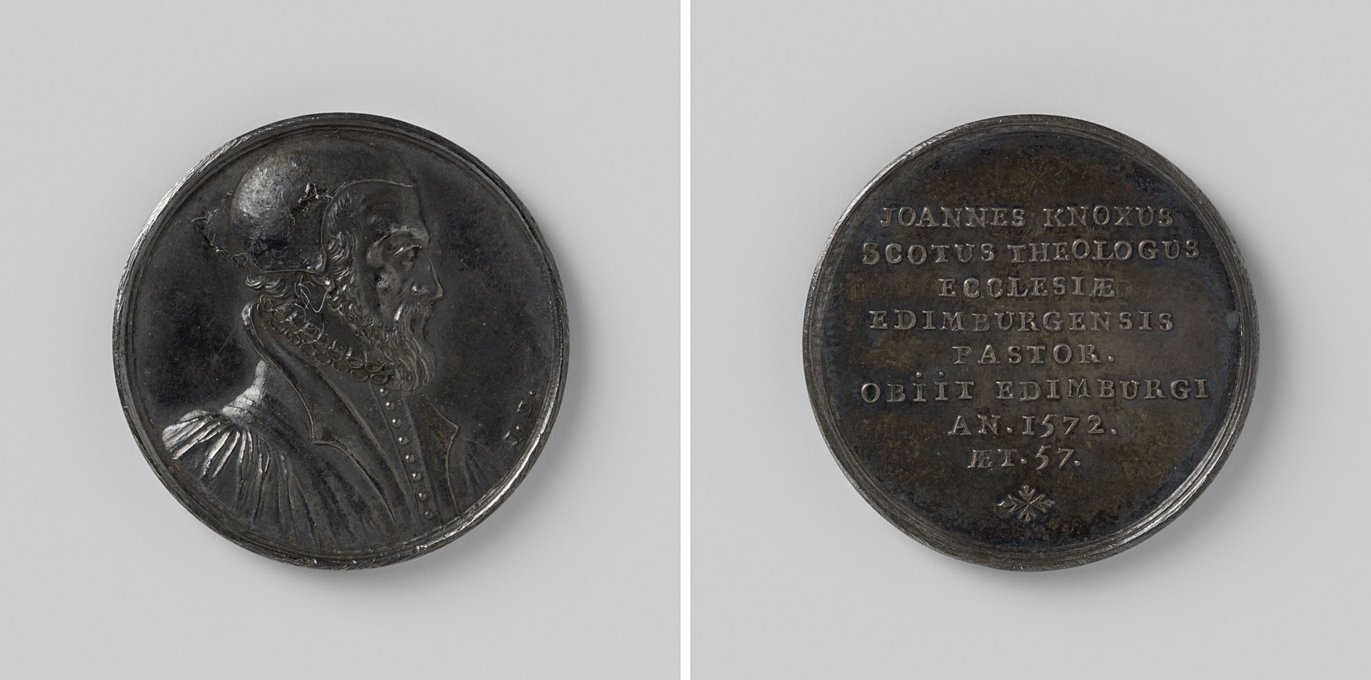 Overlijden van Johannes Knox, hevormer te Edinburgh by Jean Dassier