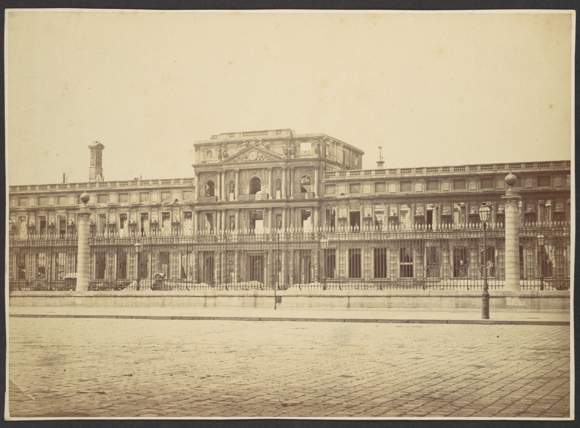 [The Tuileries after the Commune] by Hippolyte-Auguste Collard