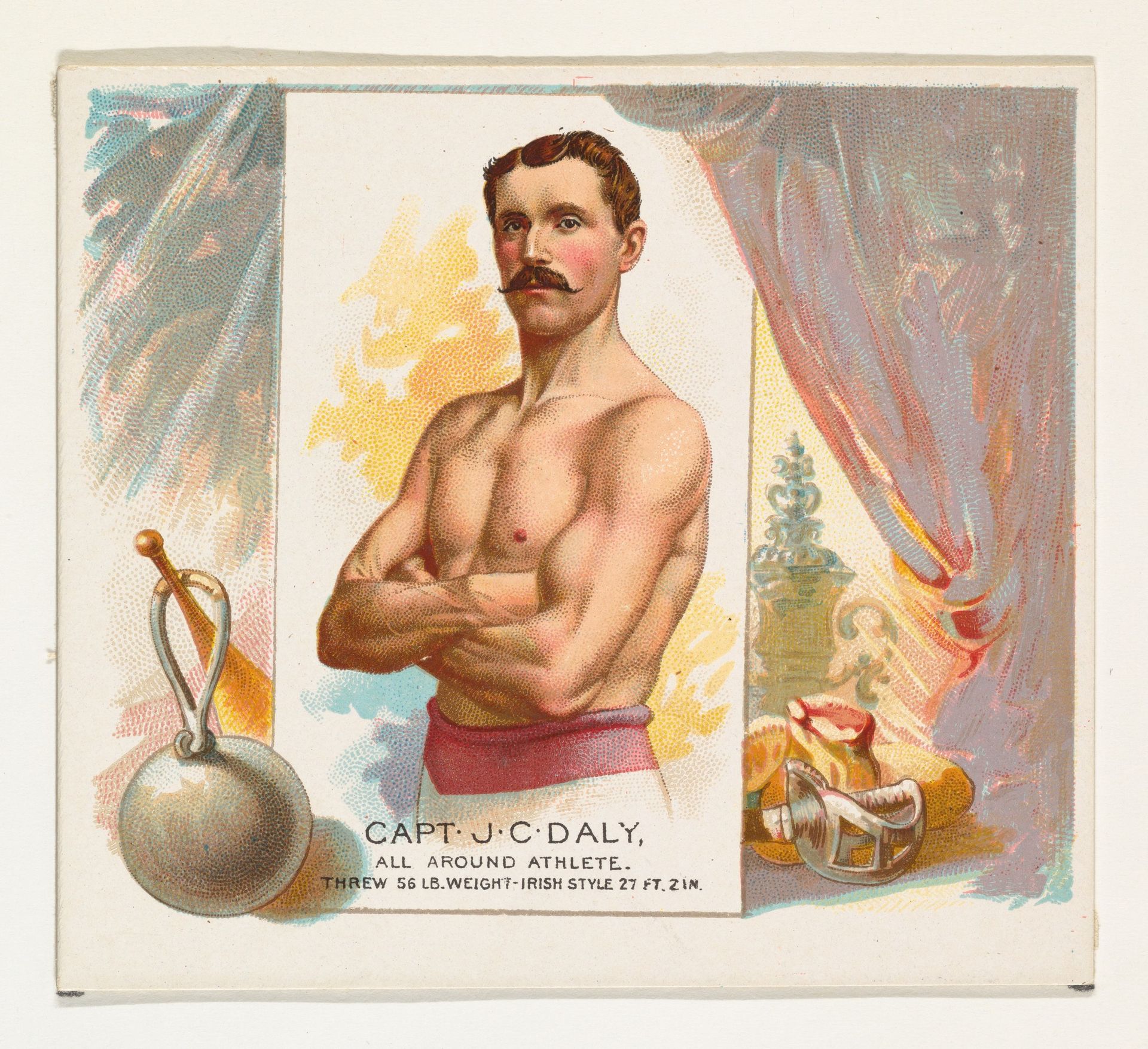 Captain J.C. Daly, All Around Athlete, from World's Champions, Second Series (N43) for Allen & Ginter Cigarettes by Allen & Ginter